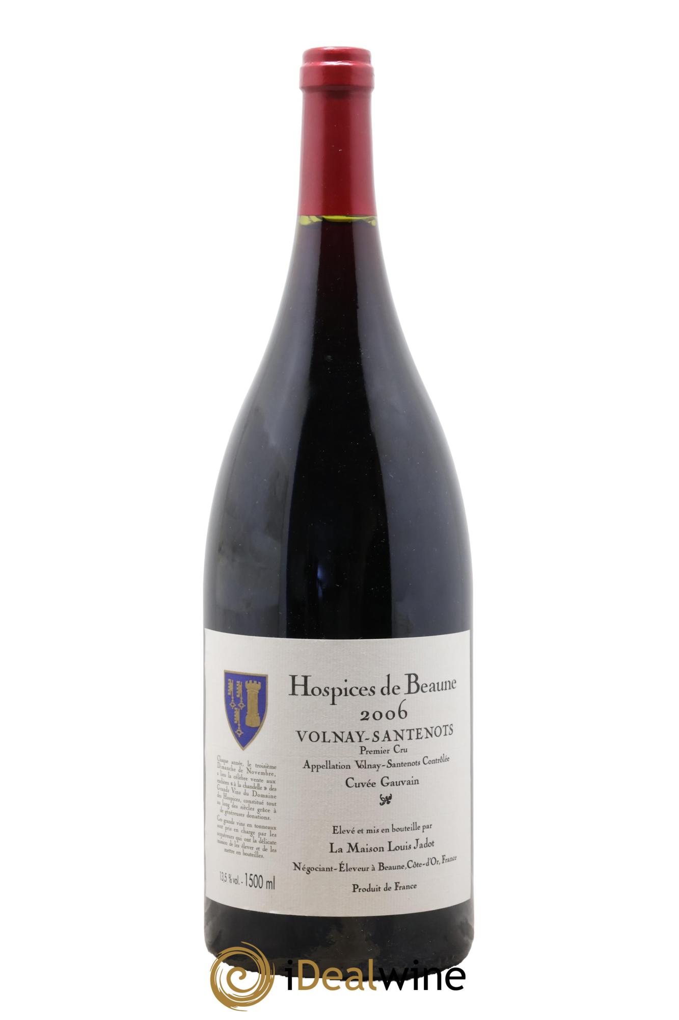 Volnay 1er Cru Santenots cuvée Gauvain Hospices de Beaune 2006 - Lot of 1 magnum - 0