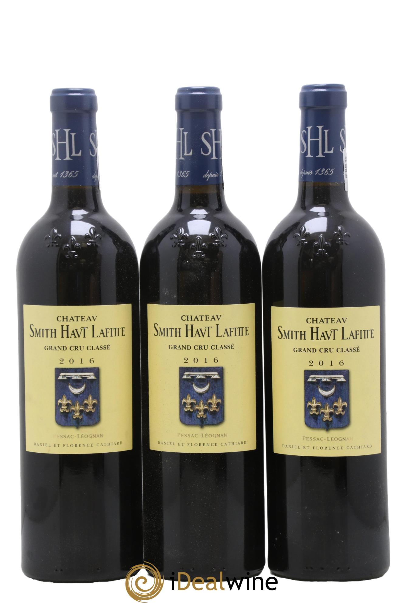 Château Smith Haut Lafitte Cru Classé de Graves 2016 - Lotto di 3 bottiglie - 0