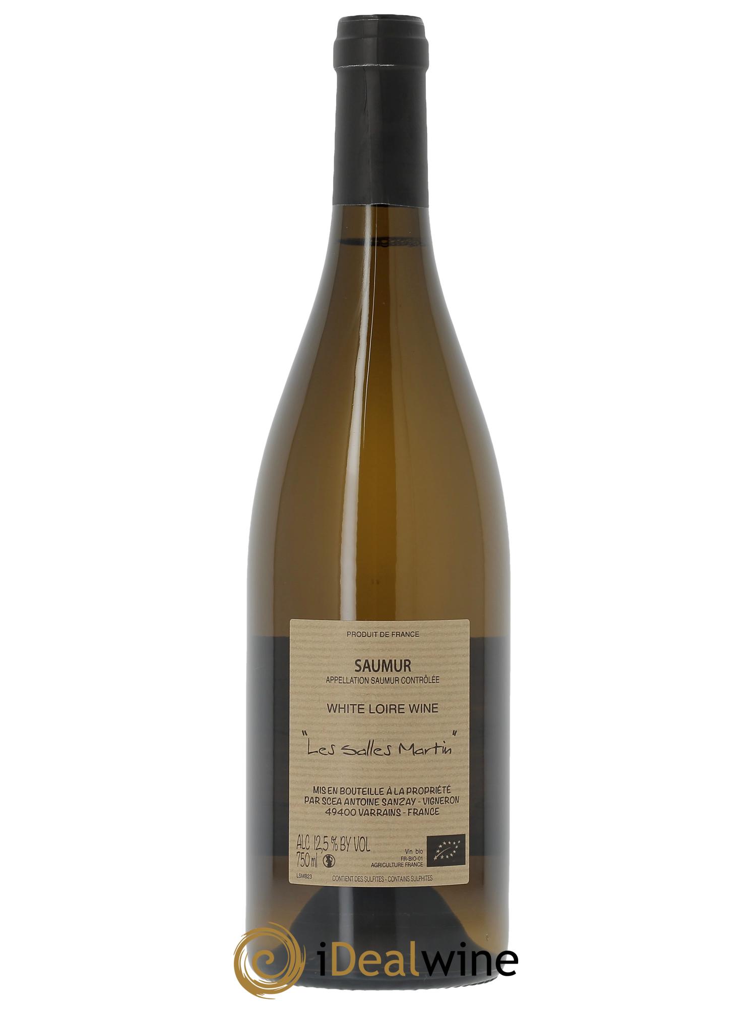 Saumur Les Salles Martin Antoine Sanzay  2023 - Lot of 1 bottle - 1