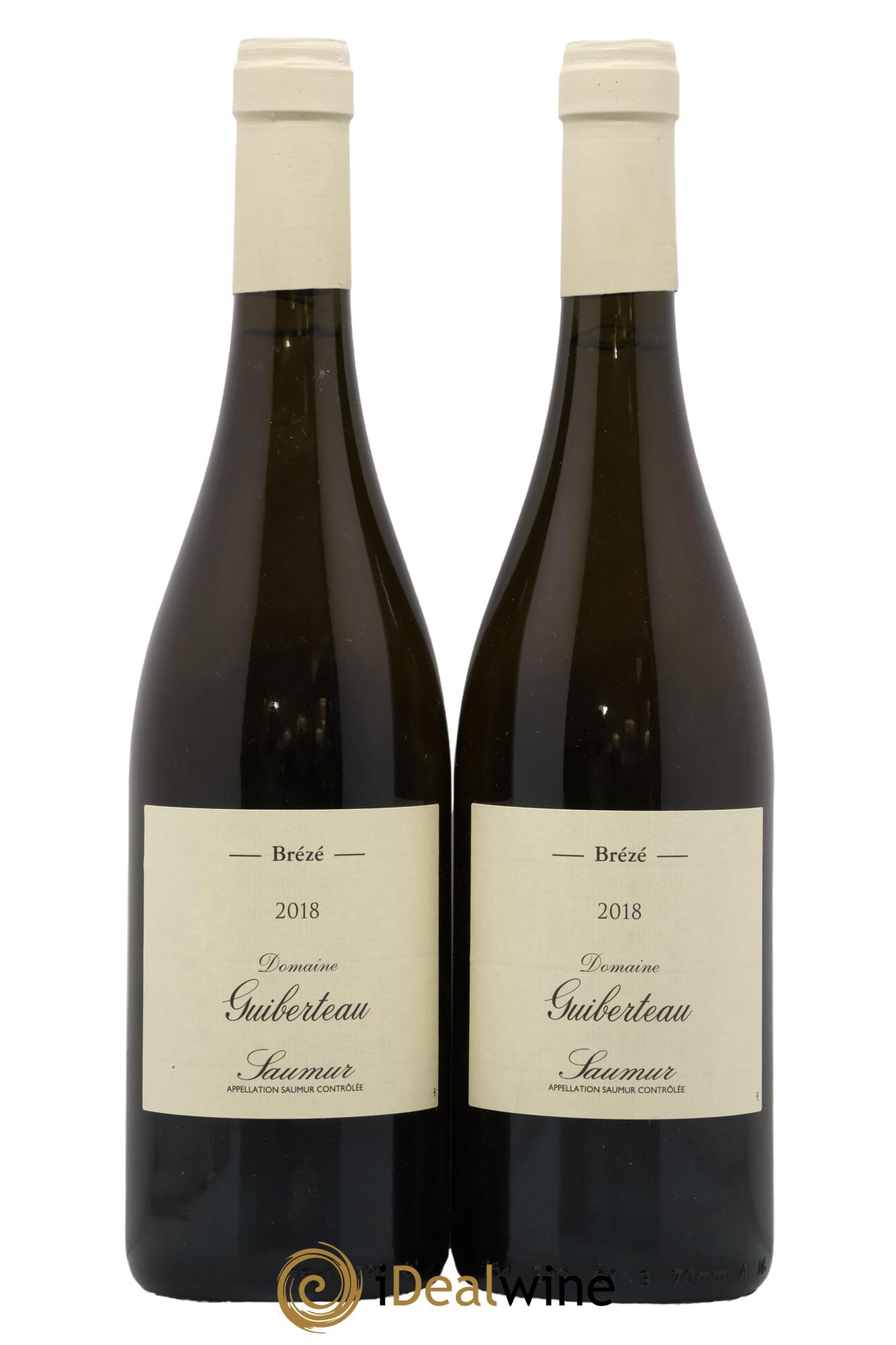 Saumur Brézé Domaine Guiberteau 2018 - Lote de 2 botellas - 0