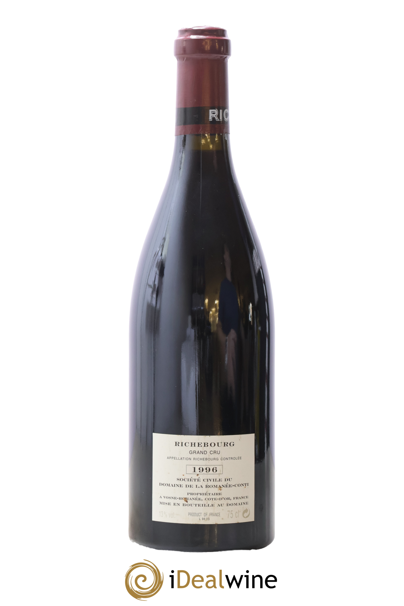 Richebourg Grand Cru Domaine de la Romanée-Conti 1996 - Lot of 1 bottle - 1
