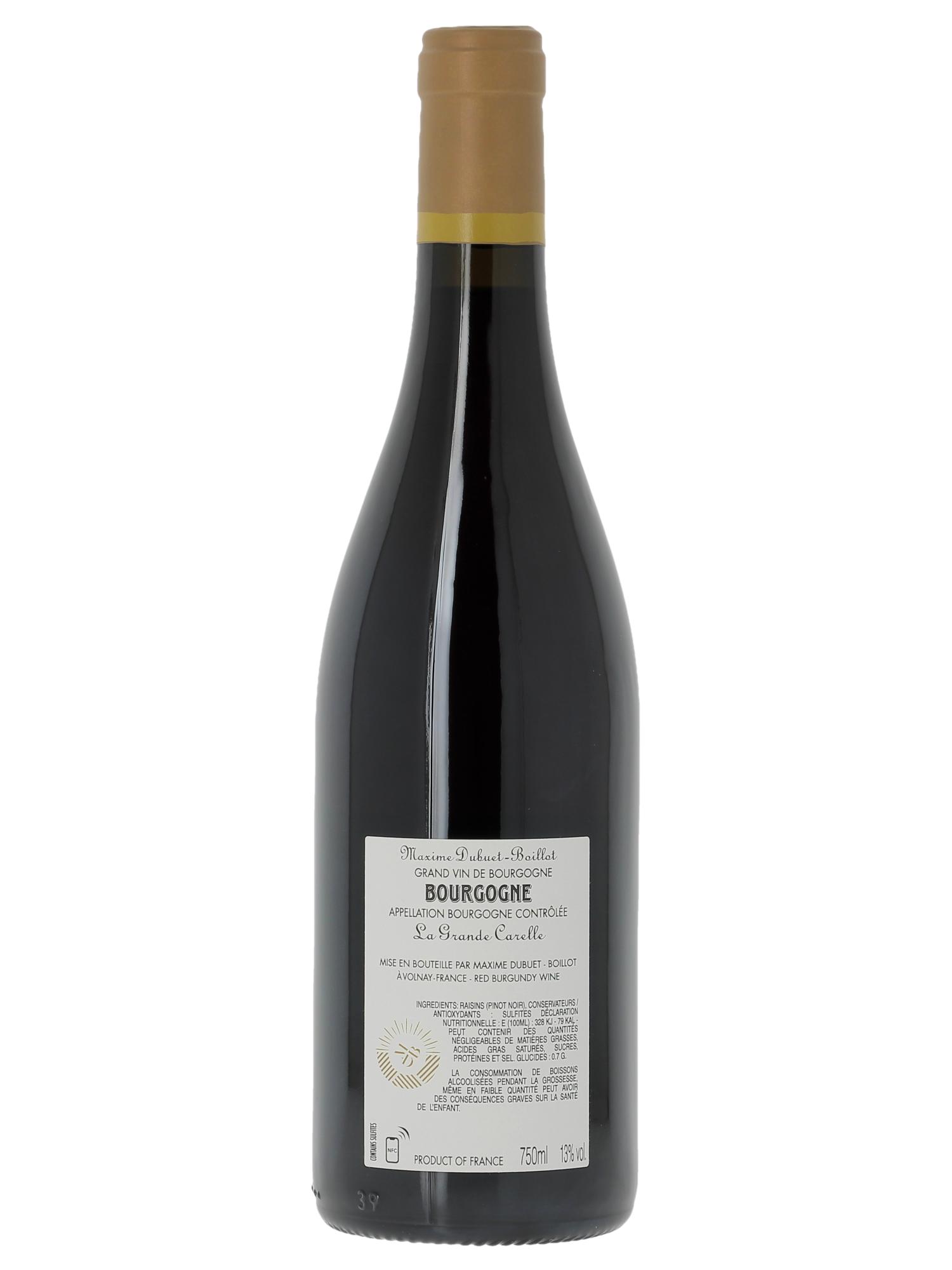 Bourgogne La Grande Carelle Maxime Dubuet Boillot  2024 - Posten von 1 Flasche - 1