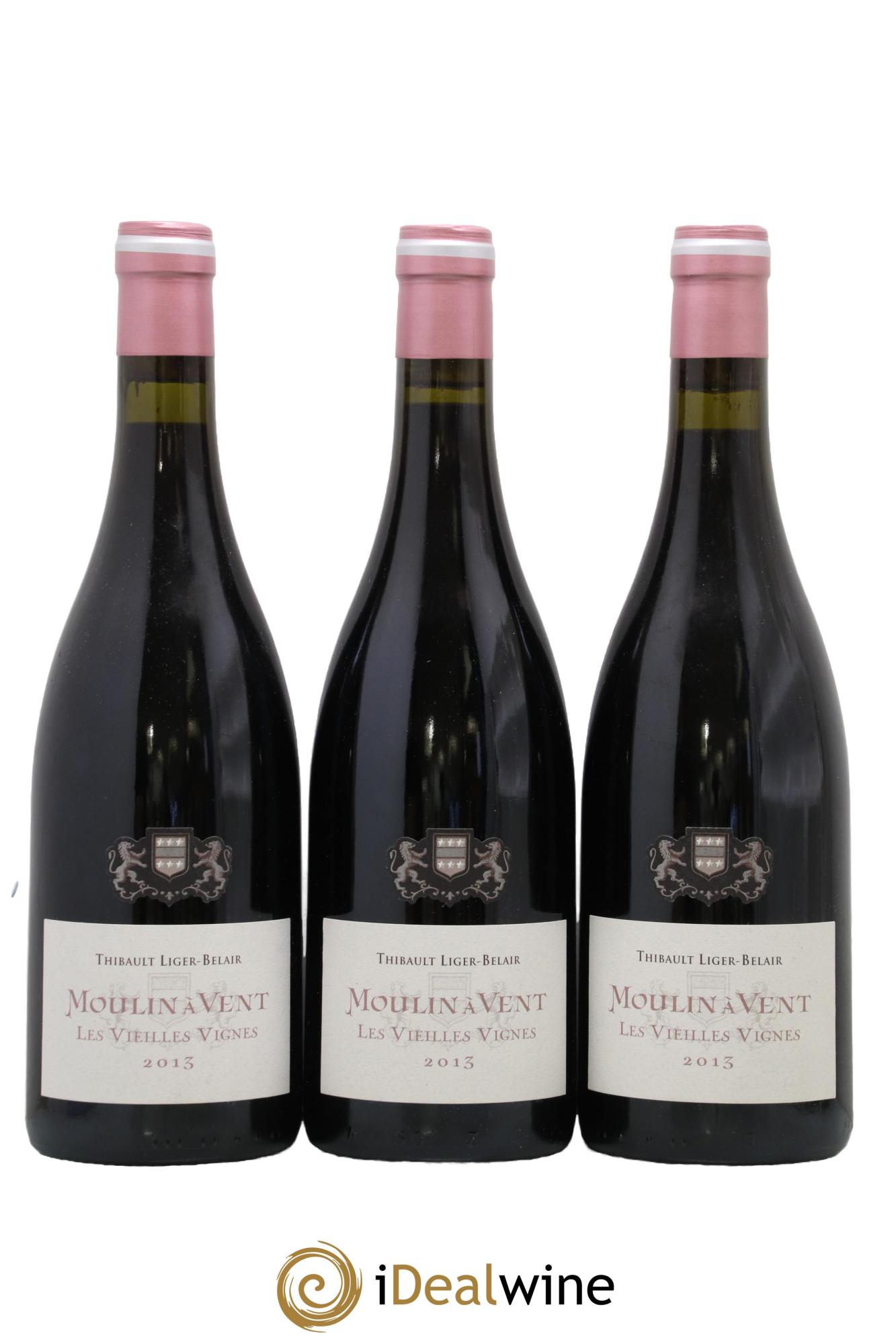 Moulin-à-Vent Les Vieilles Vignes Thibault Liger-Belair 2013 - Lot de 3 bouteilles - 0