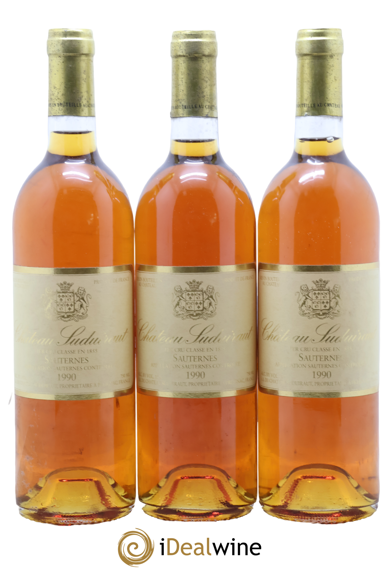Château Suduiraut 1er Grand Cru Classé 1990 - Lot de 3 bouteilles - 0