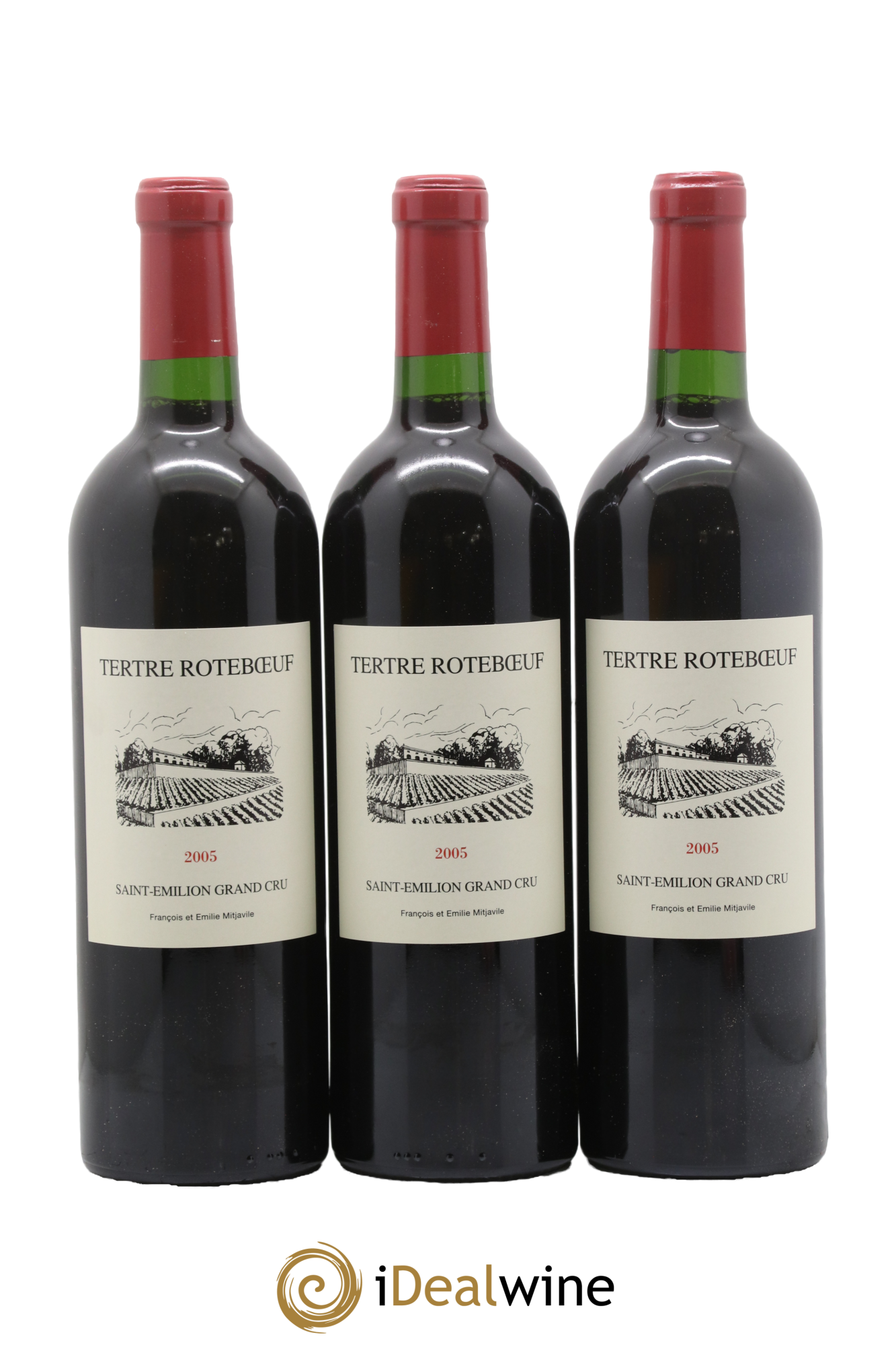 Château Tertre Roteboeuf 2005 - Lotto di 6 bottiglie - 1