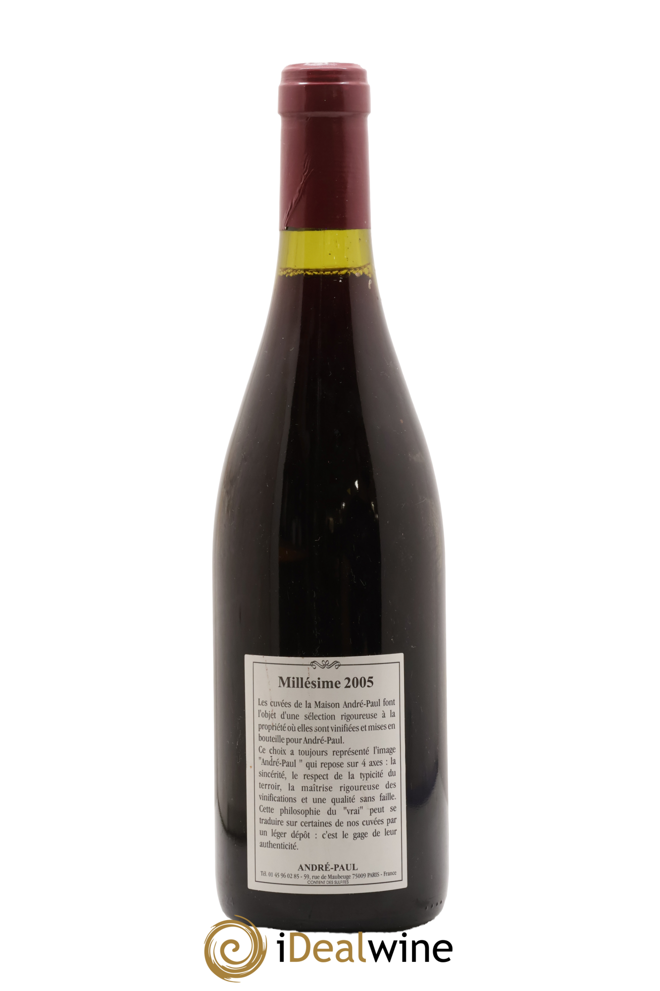 Nuits-Saint-Georges 1er Cru Rue de Chaux Gilles Remoriquet 2005 - Lot of 1 bottle - 1