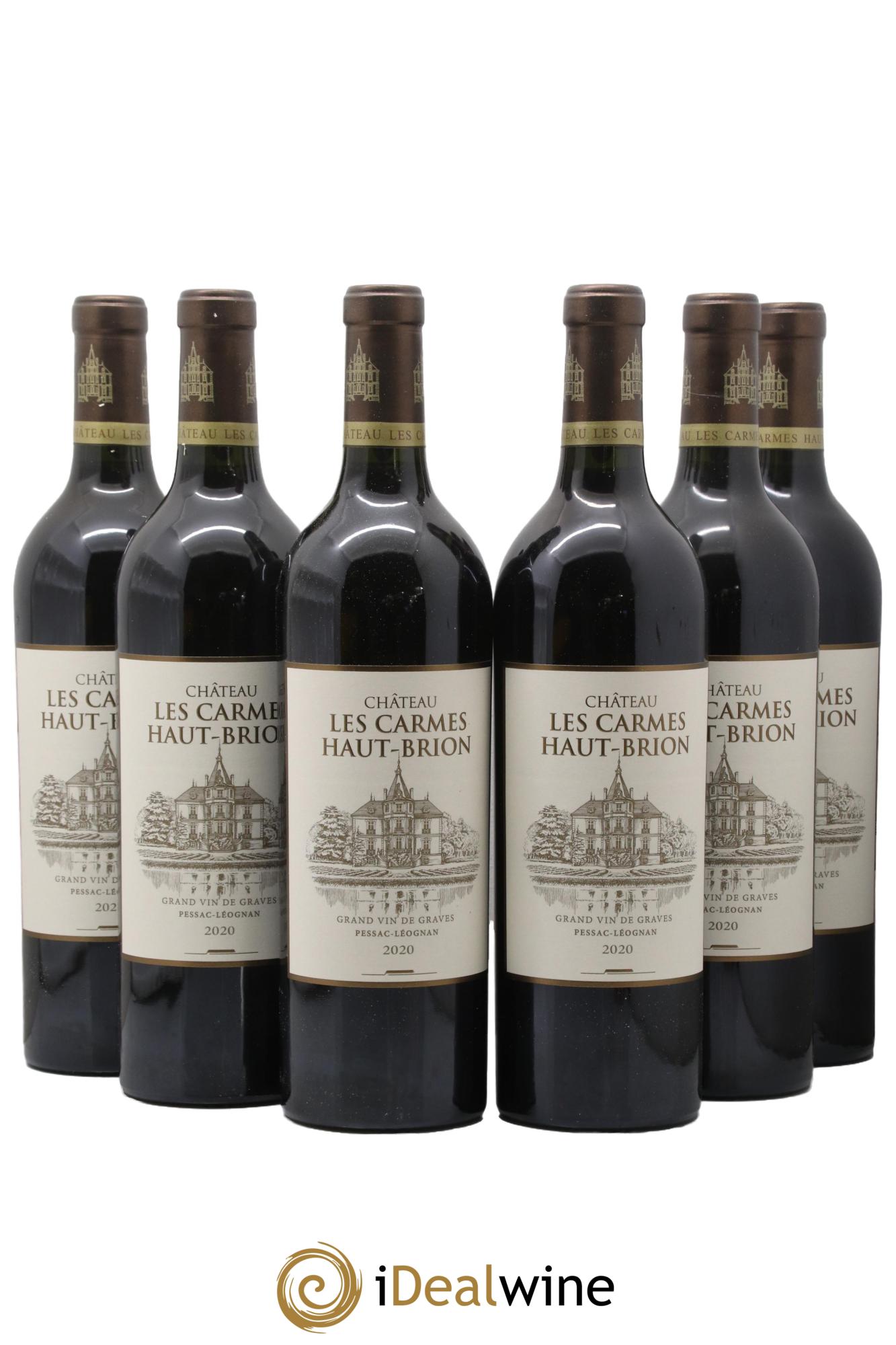 Château Les Carmes Haut-Brion 2020 - Lot de 6 bouteilles - 0