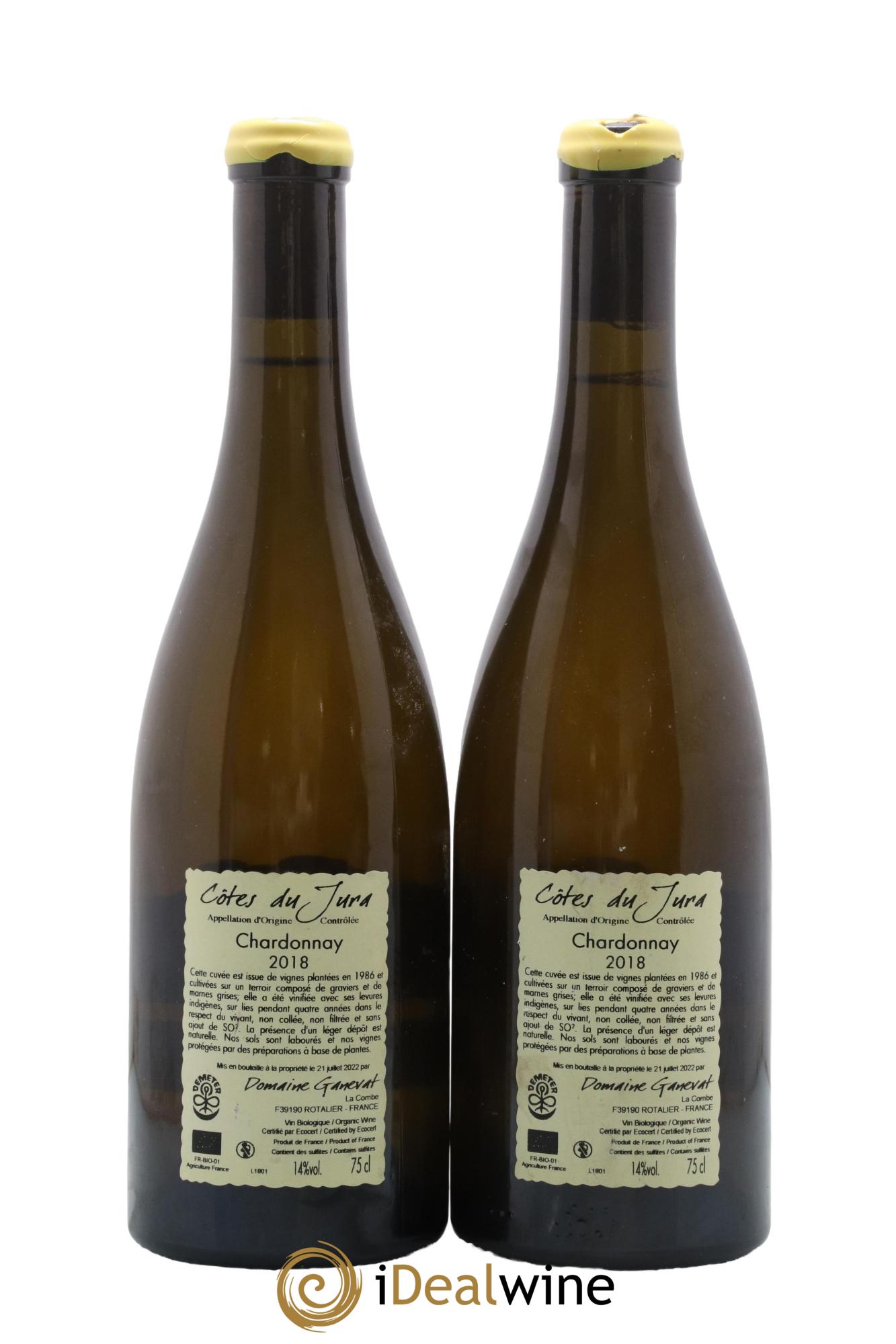 Côtes du Jura Cuvée Florine Jean-François Ganevat (Domaine) 2018 - Lot de 2 bouteilles - 1