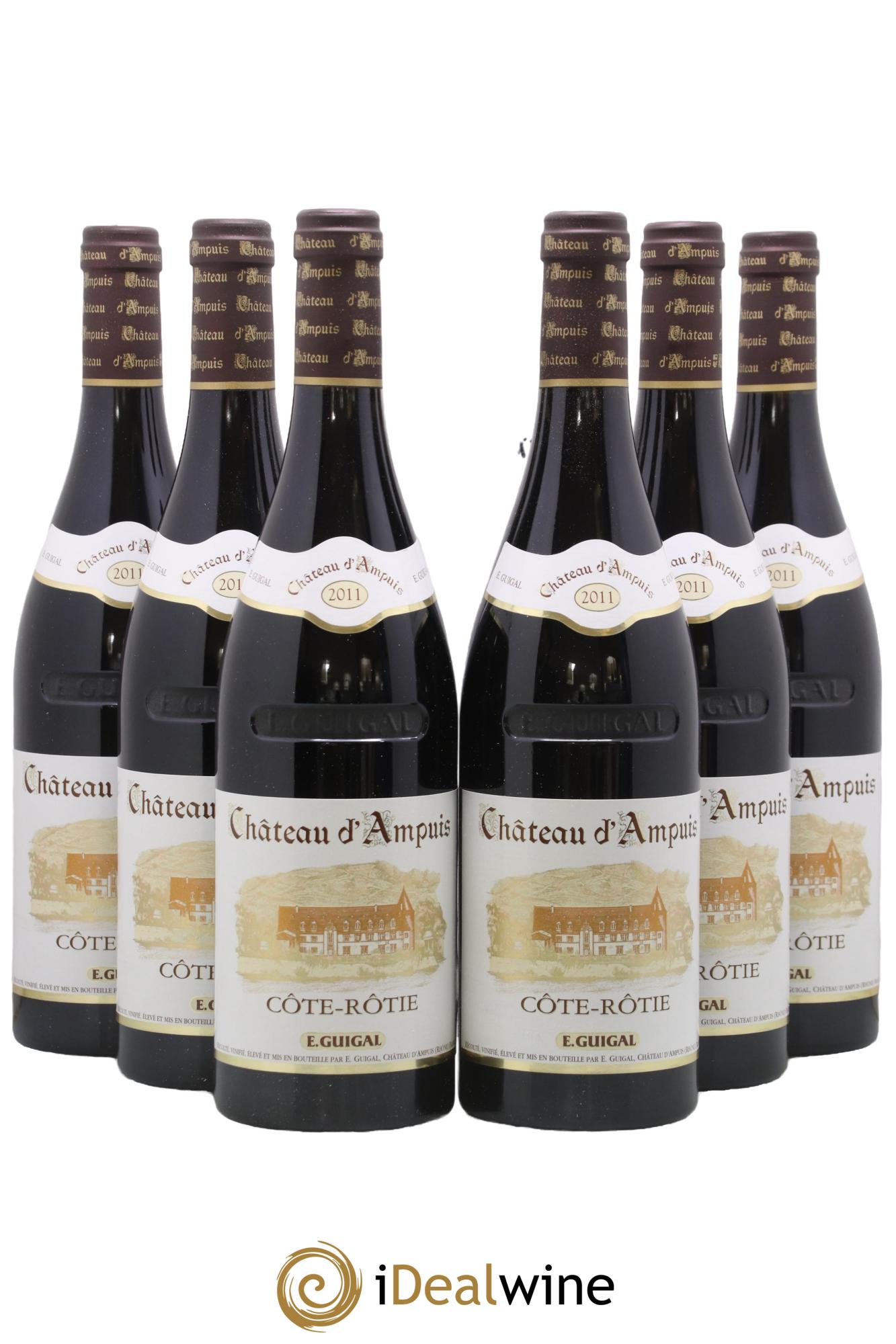 Côte-Rôtie Château d'Ampuis Guigal  2011 - Lot de 6 bouteilles - 0