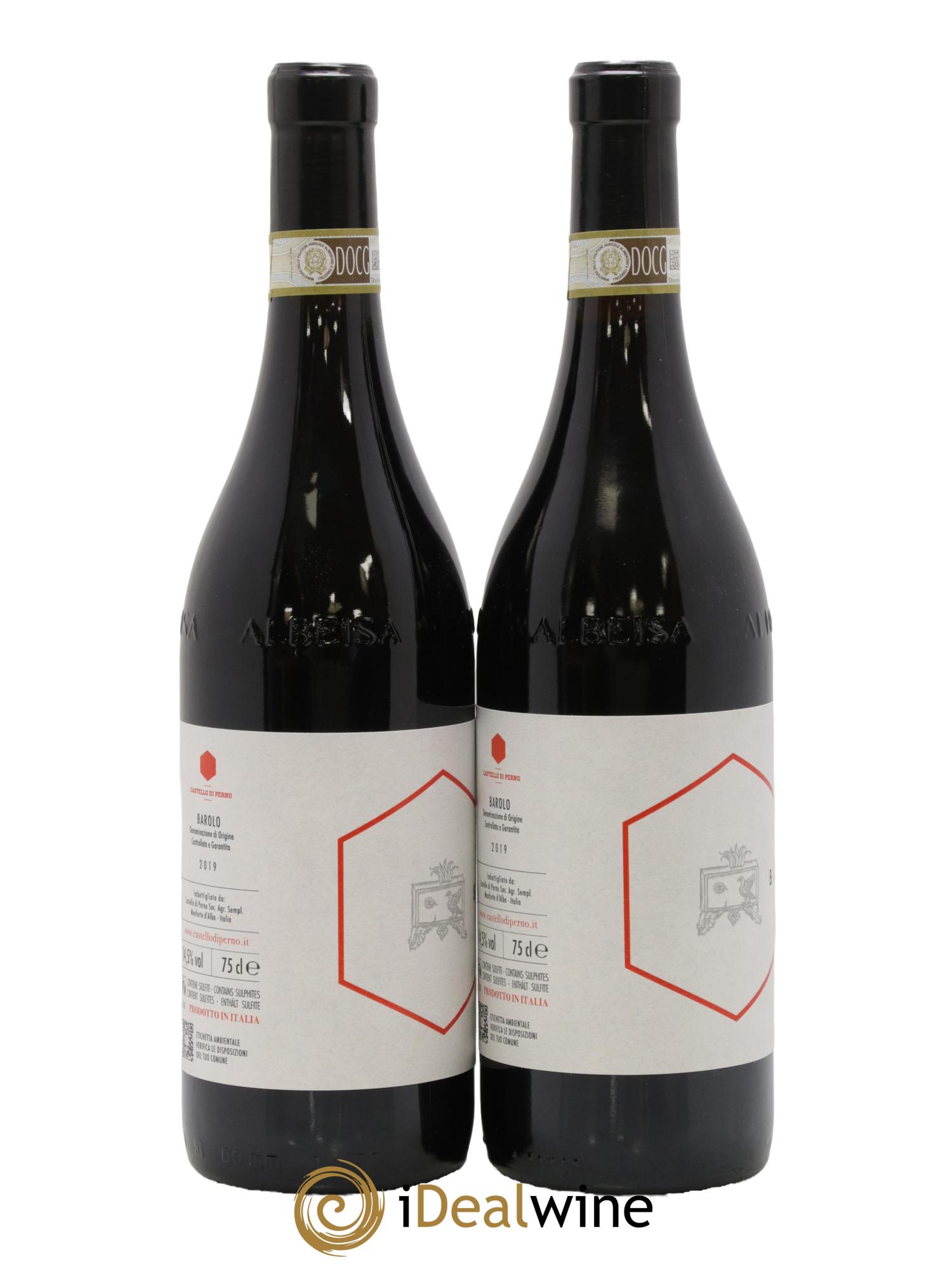 Barolo Castello Di Perno 2019 - Lot de 2 bouteilles - 1
