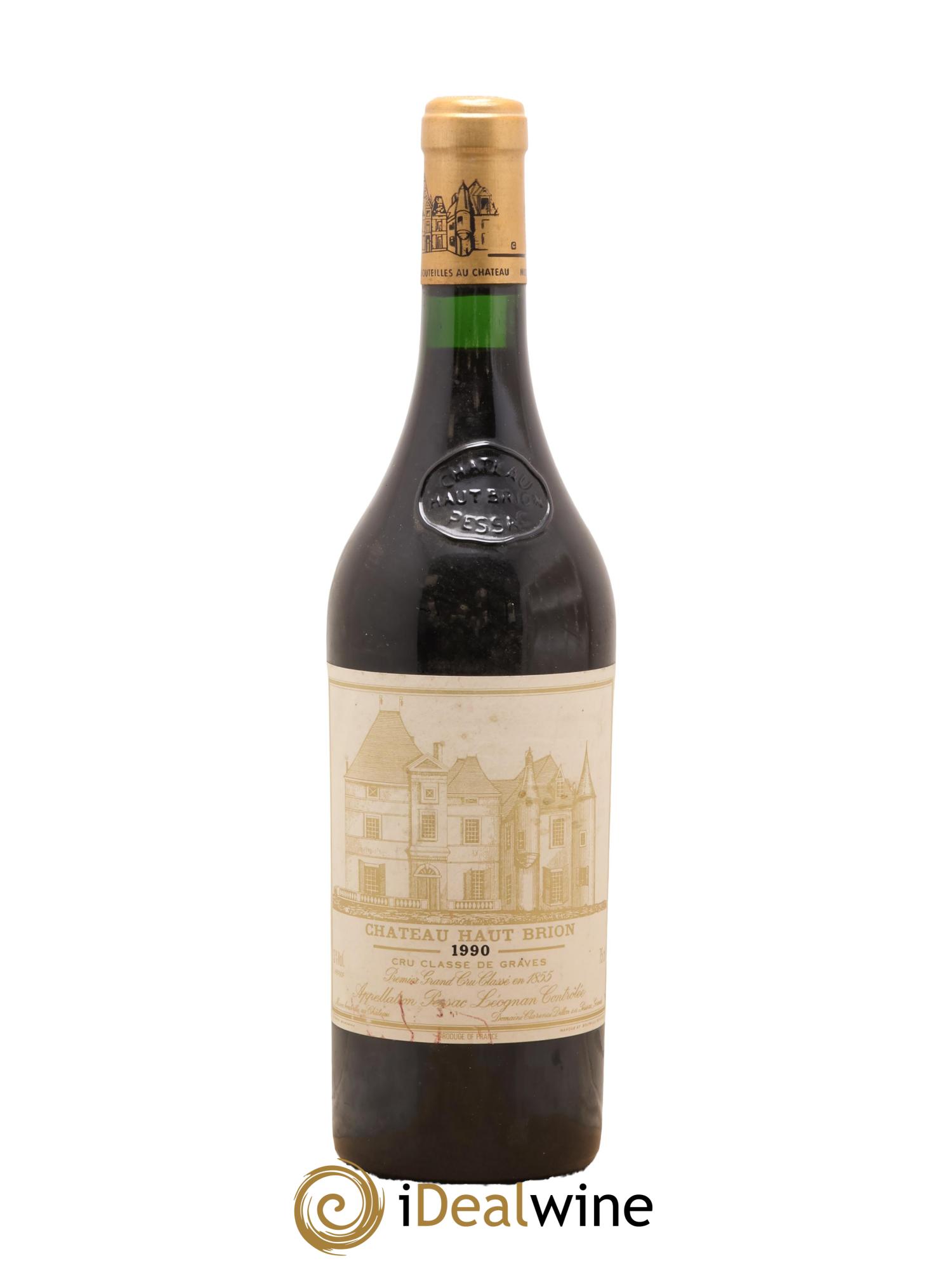 Château Haut Brion 1er Grand Cru Classé 1990 - Lot de 1 bouteille - 0