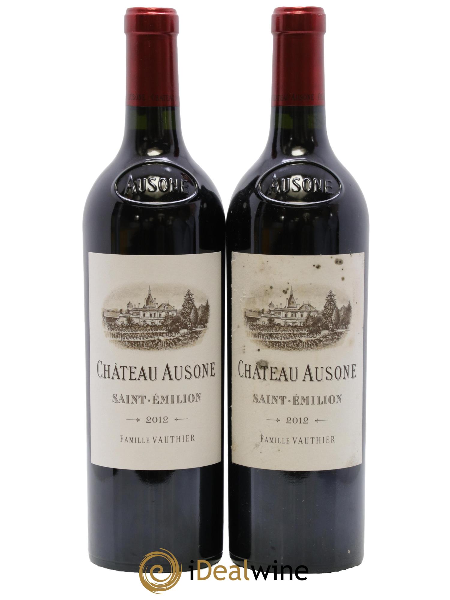 Château Ausone 1er Grand Cru Classé A 2012 - Lotto di 2 bottiglie - 0