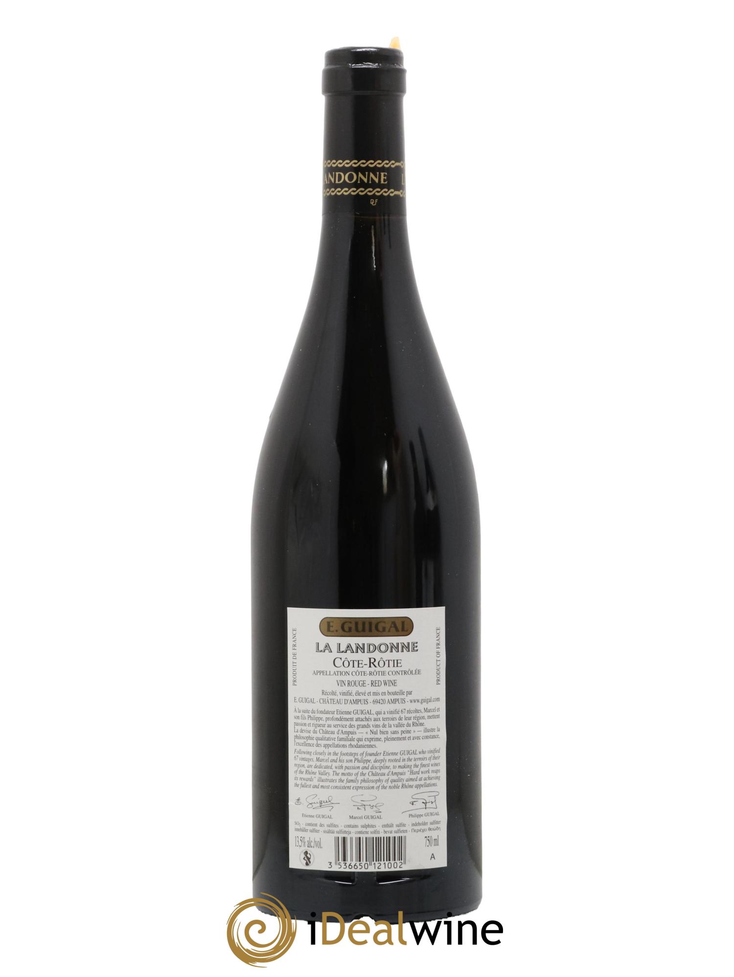 Côte-Rôtie La Landonne Guigal 2016 - Lot of 1 bottle - 1