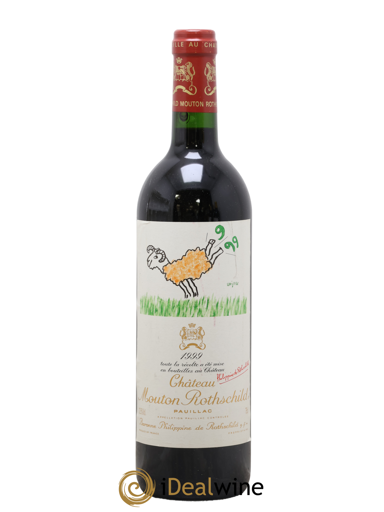 Château Mouton Rothschild 1er Grand Cru Classé 1999 - Posten von 1 Flasche - 0