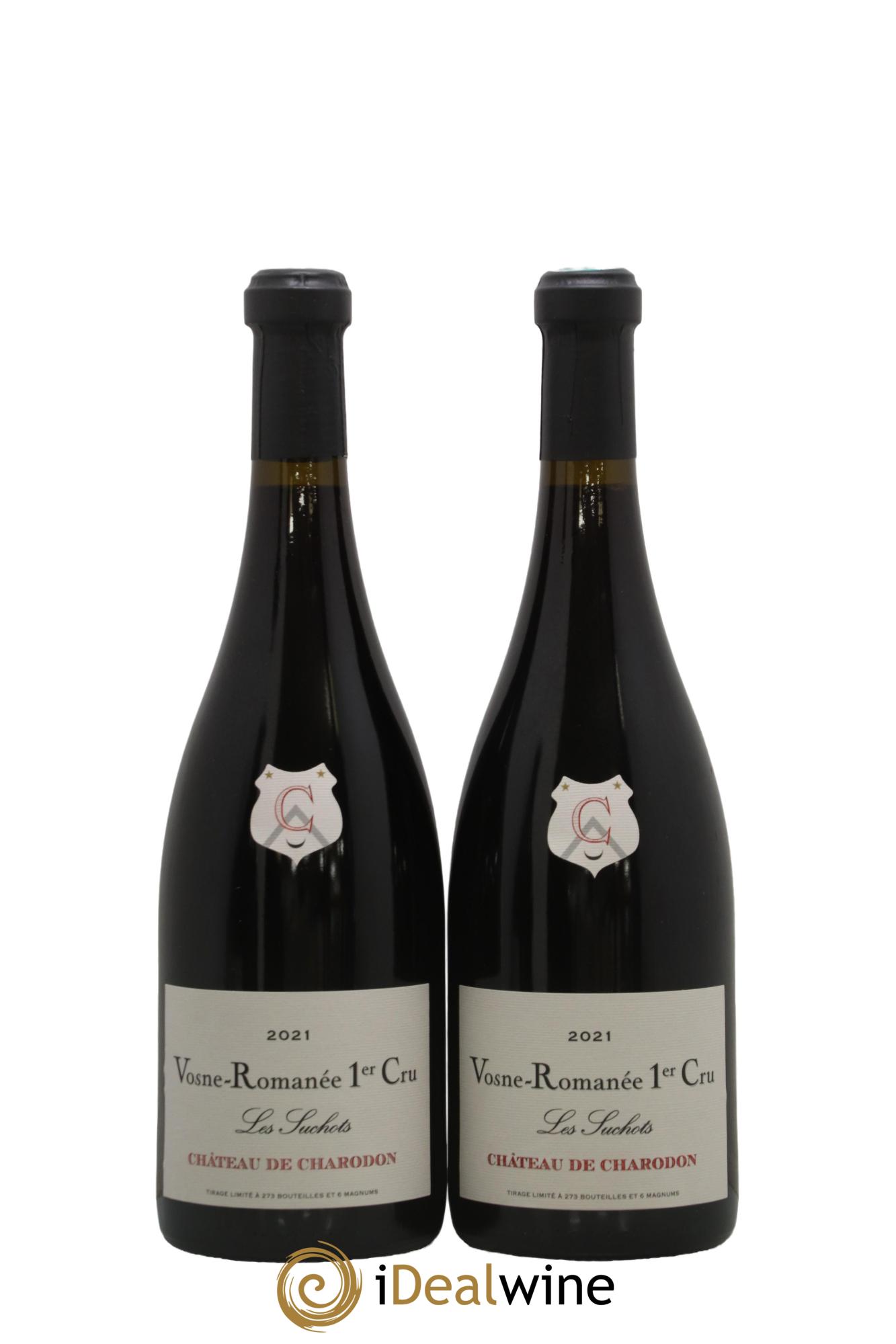 Vosne-Romanée 1er Cru Les Suchots Château de Charodon Les Suchots Château Charodon 2021 - Lot de 2 bouteilles - 0