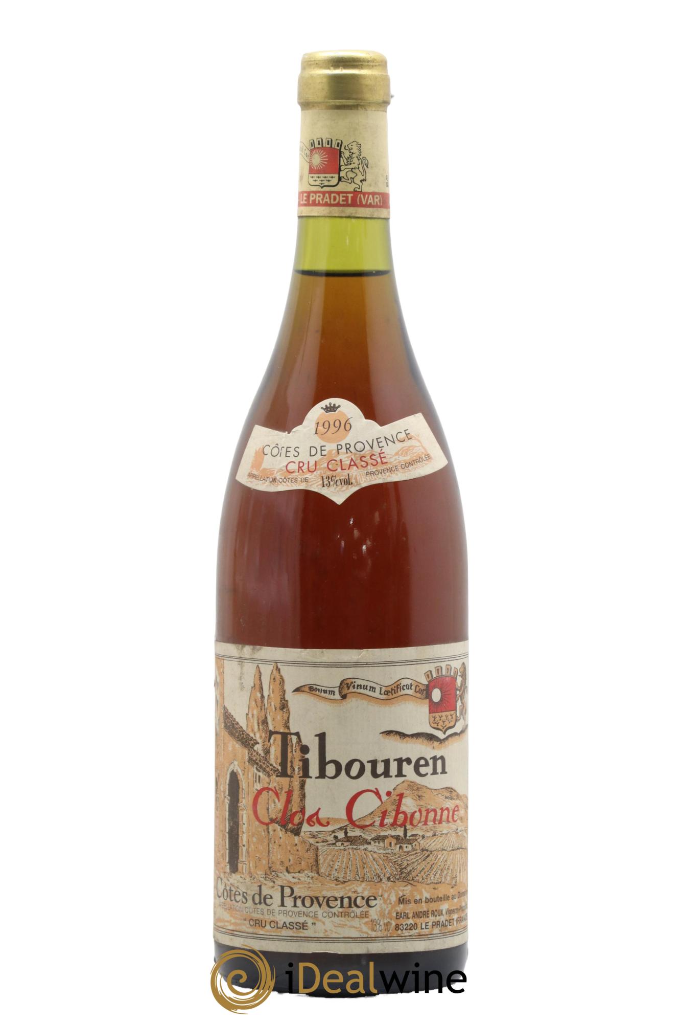 Côtes de Provence Clos Cibonne Tibouren 1996 - Lotto di 1 bottiglia - 0