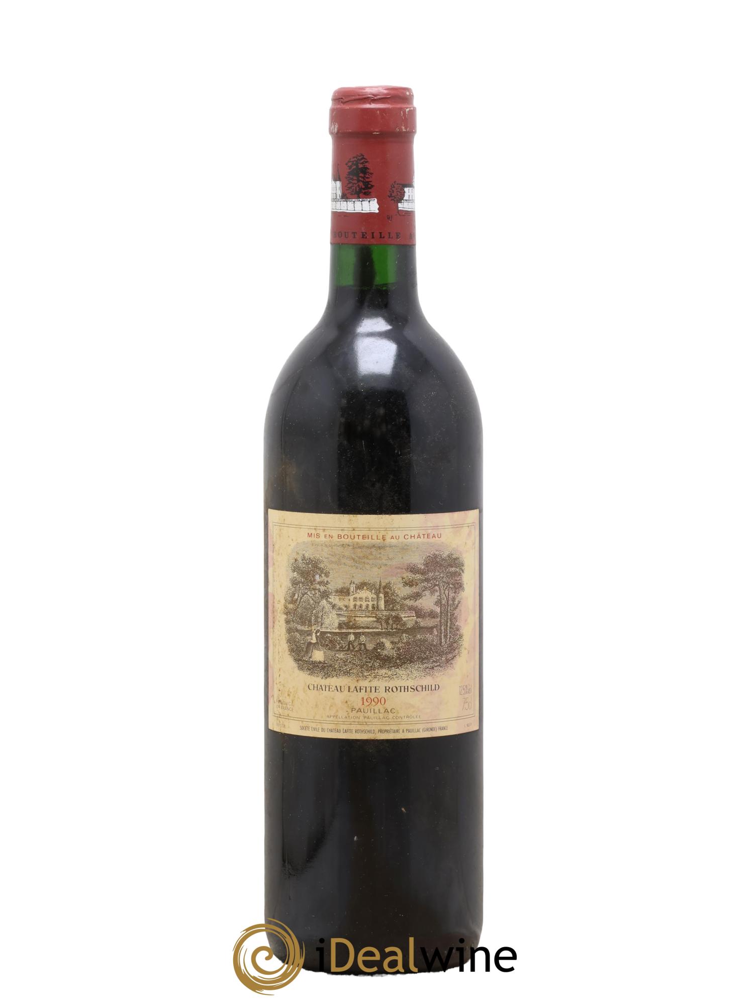 Château Lafite Rothschild 1er Grand Cru Classé 1990 - Lot de 1 bouteille - 0