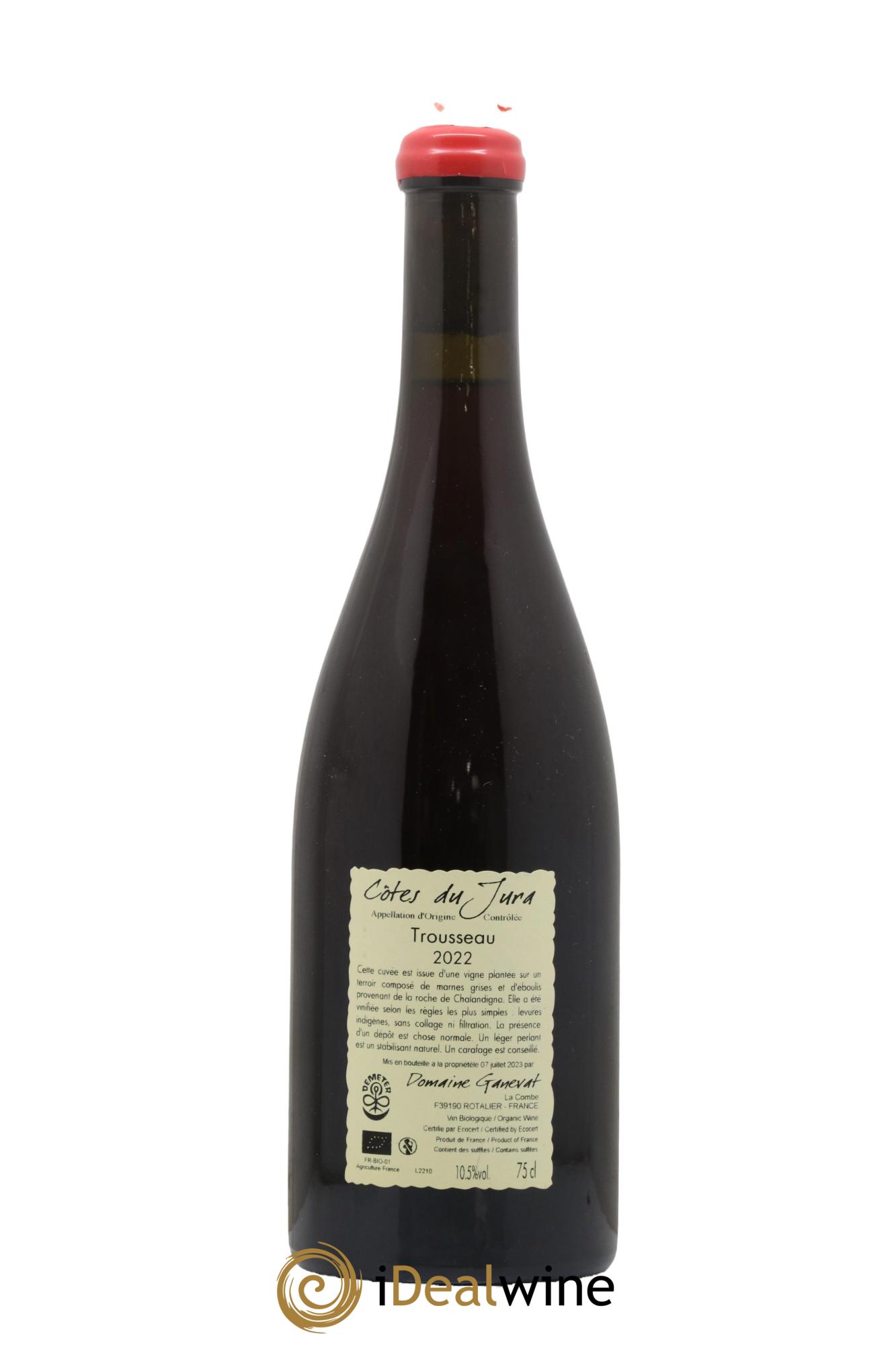 Côtes du Jura Plein Sud Jean-François Ganevat (Domaine) 2022 - Lot of 1 bottle - 1
