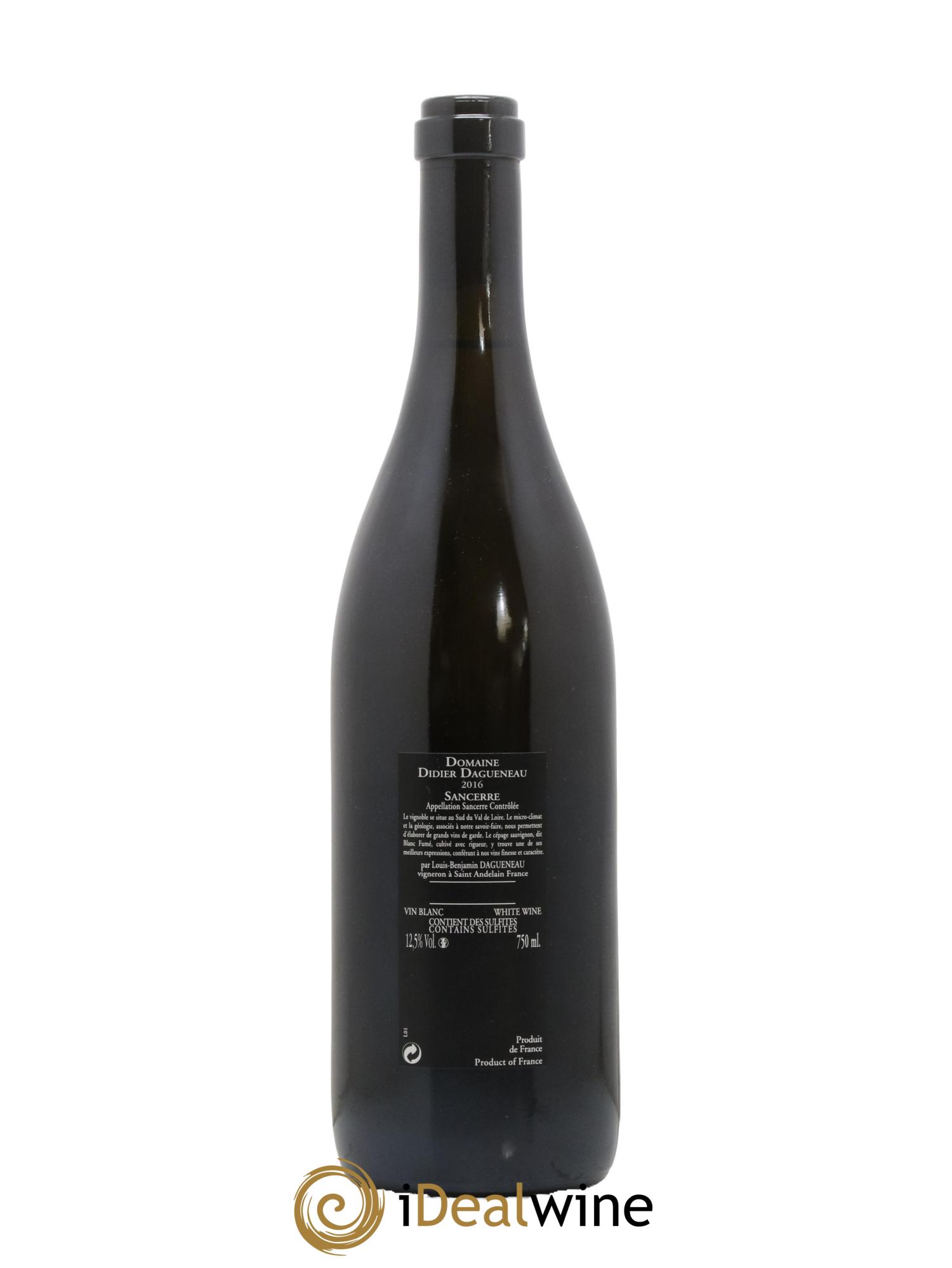 Sancerre Le Mont Damné Chavignol Dagueneau (Domaine Didier - Louis-Benjamin) 2016 - Posten von 1 Flasche - 1
