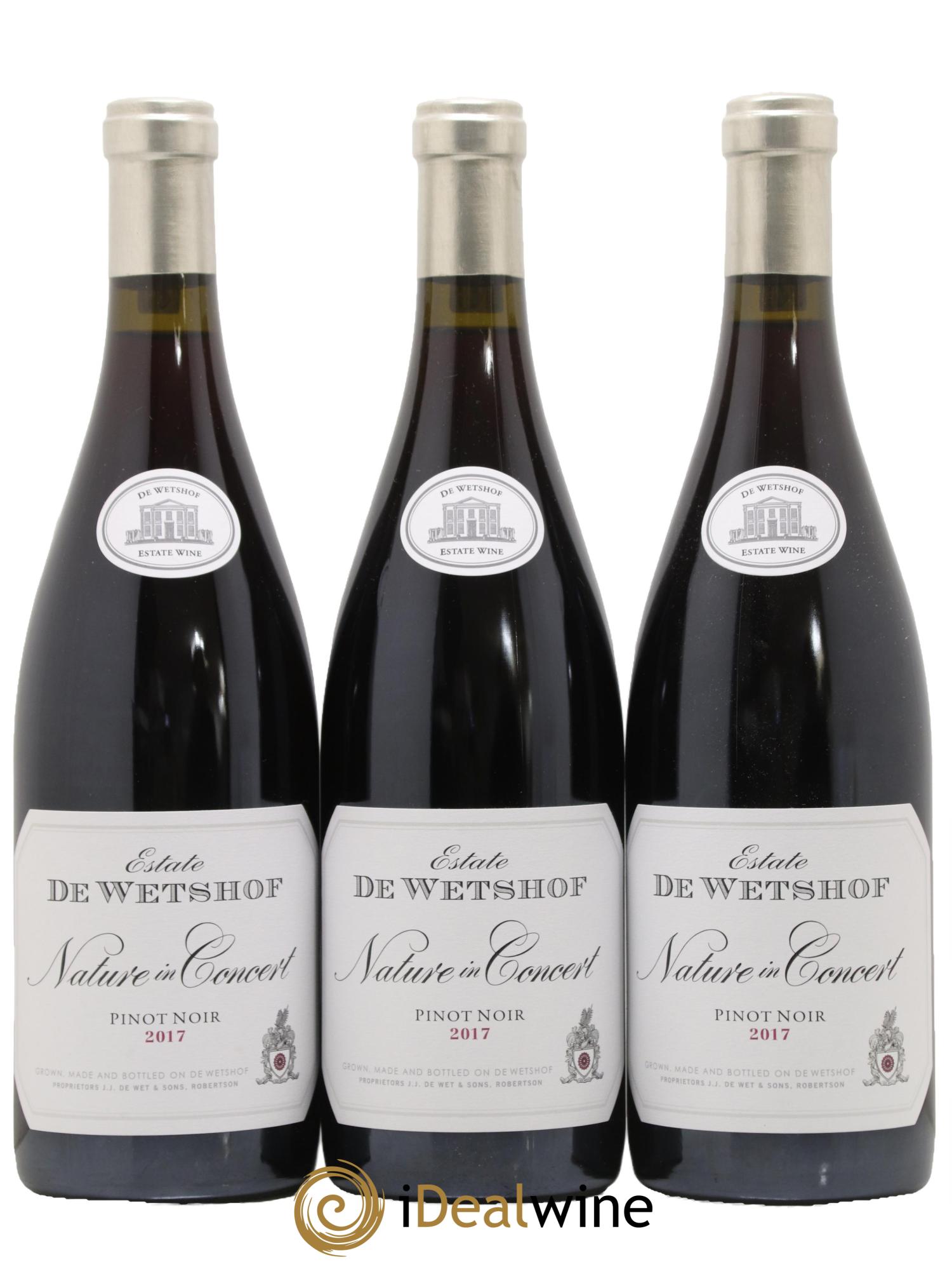 Afrique du Sud Nature in Concert Estate De Wetshof 2017 - Lot de 3 bouteilles - 0