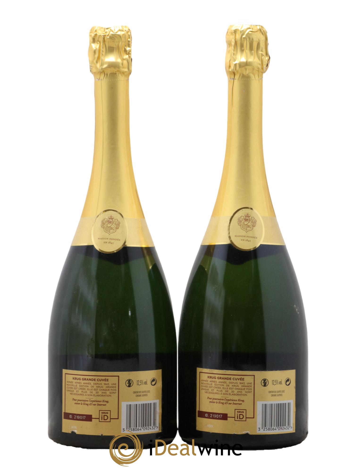 Grande Cuvée - 168ème édition Krug - Posten von 2 Flaschen - 1