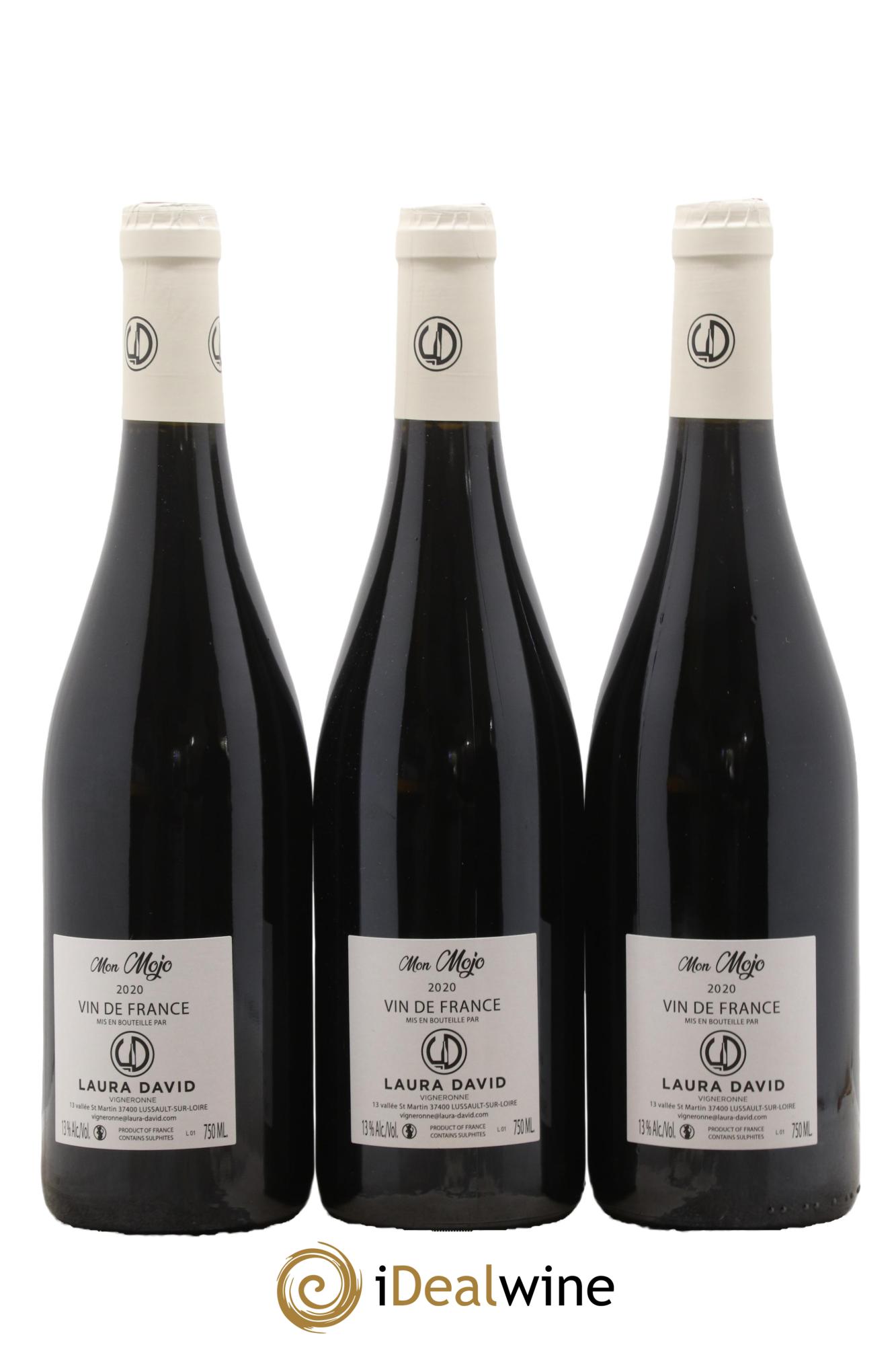 Vin de France Mon Mojo Laura David 2020 - Lot de 3 bouteilles - 1