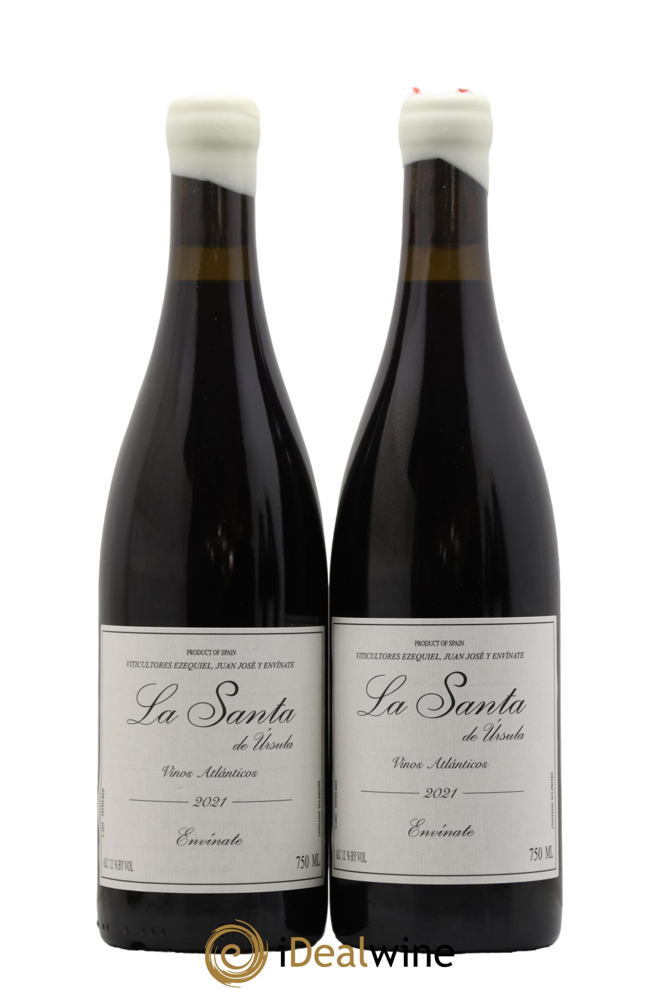 Espagne Tenerife La Santa De Ursula Envinate 2021 - Lot de 2 bouteilles - 0