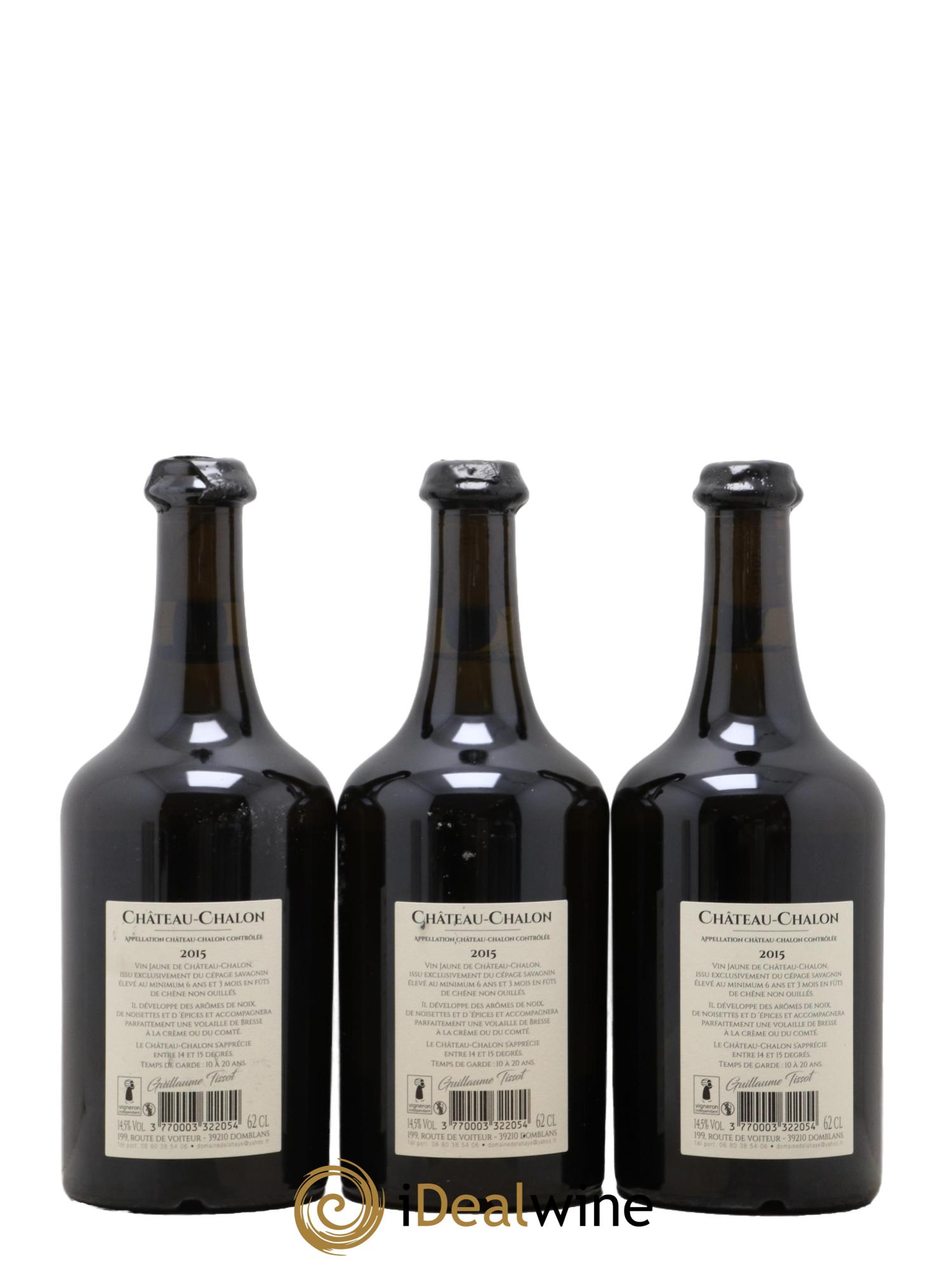 Château-Chalon Domaine De Lahaye Guillaume Tissot 2015 - Lot de 3 clavelins - 1