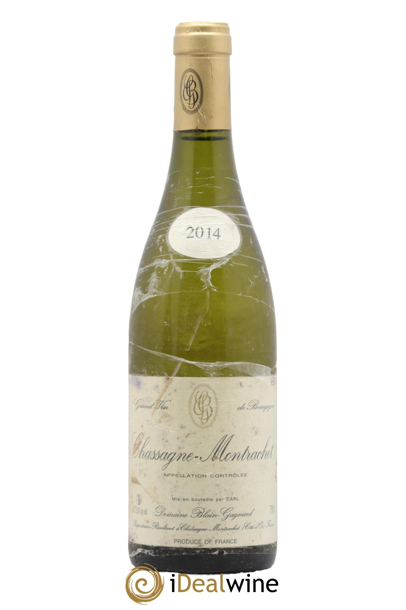 Chassagne-Montrachet Blain-Gagnard (Domaine) Blain-gagnard 2014 - Lot de 1 bouteille - 0