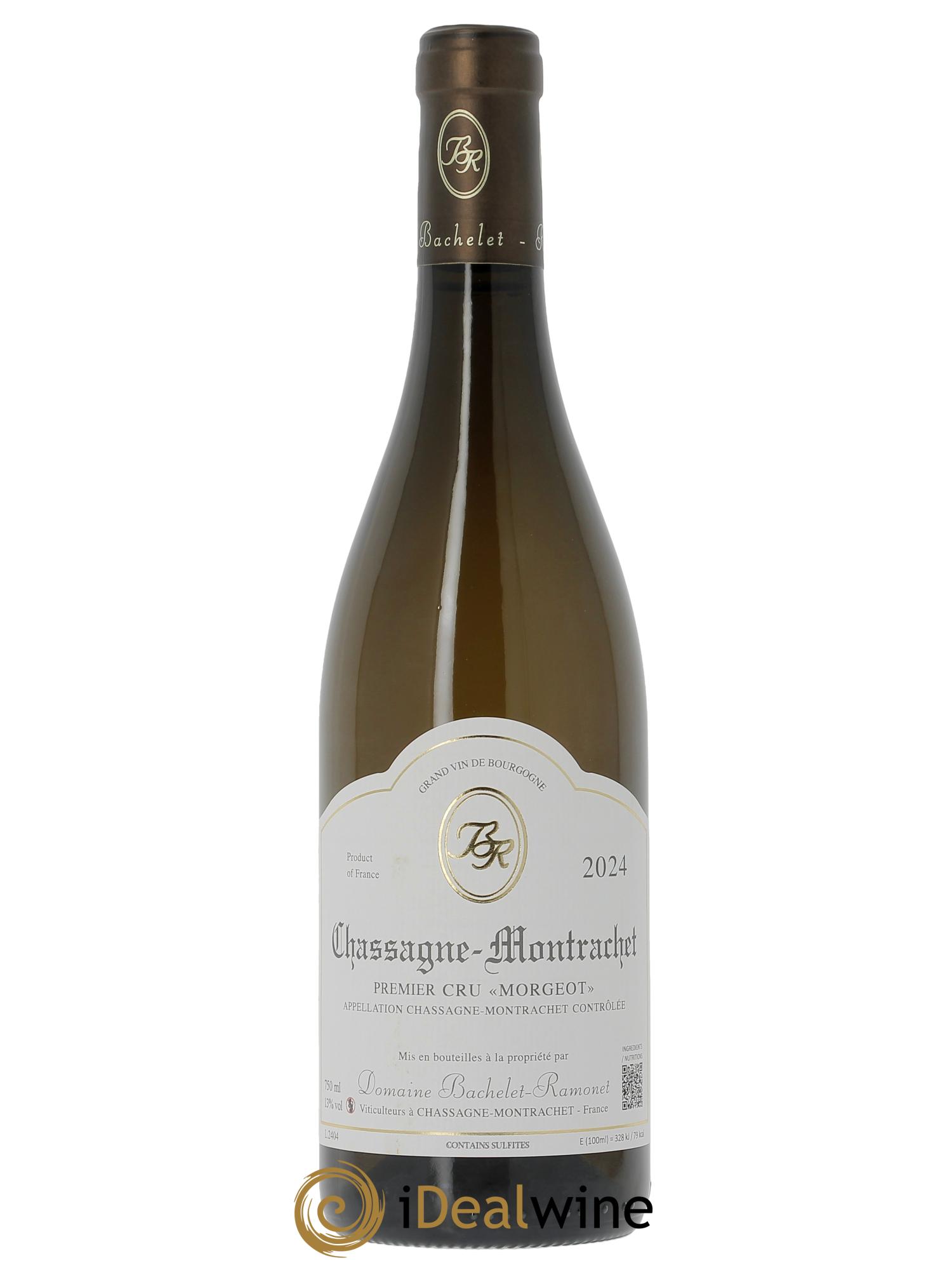 Chassagne-Montrachet 1er Cru Morgeot Bachelet-Ramonet (Domaine) 2024 - Lot de 1 bouteille - 0