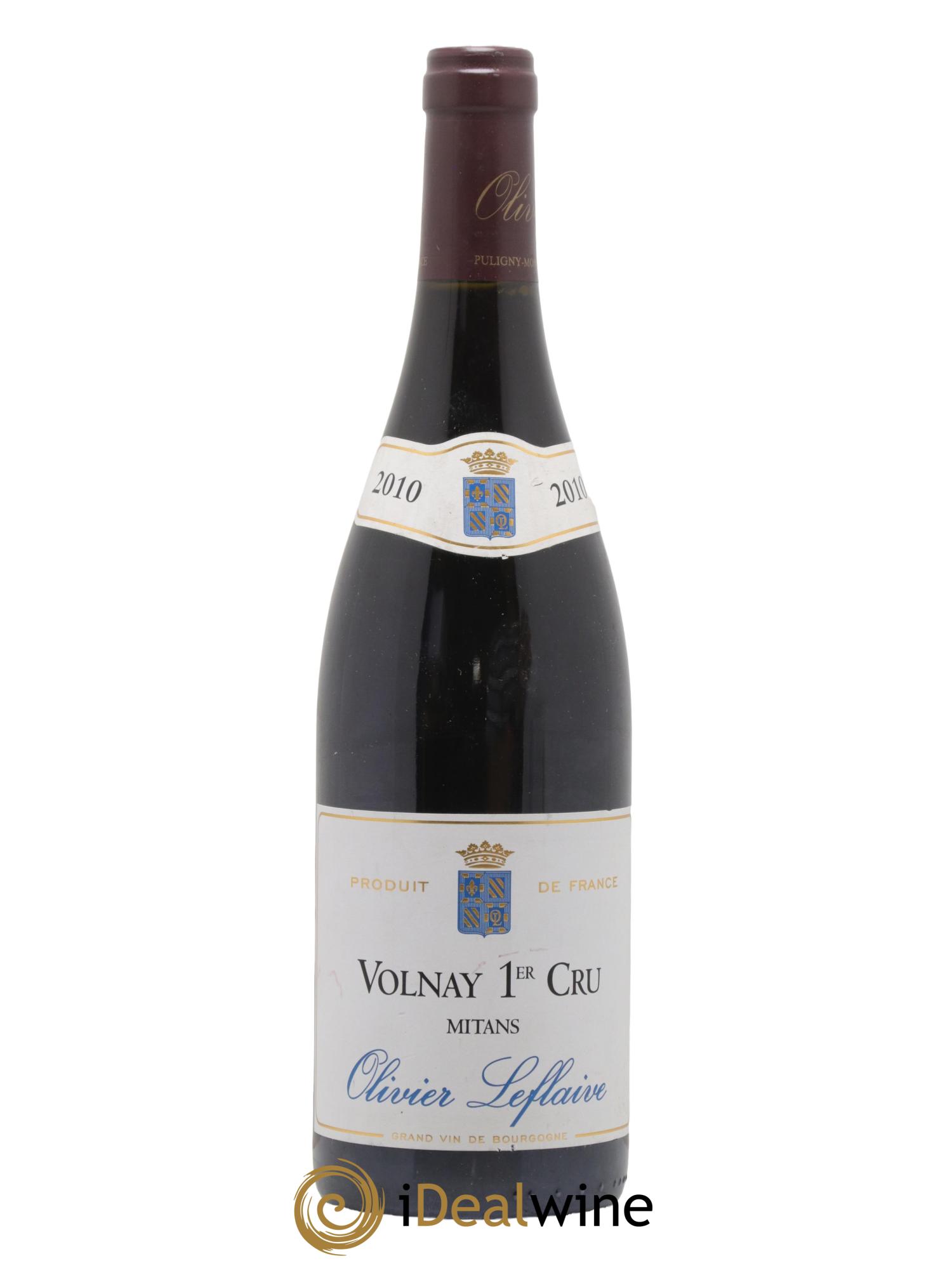 Volnay 1er Cru Mitans Olivier Leflaive 2010 - Lot de 1 bouteille - 0
