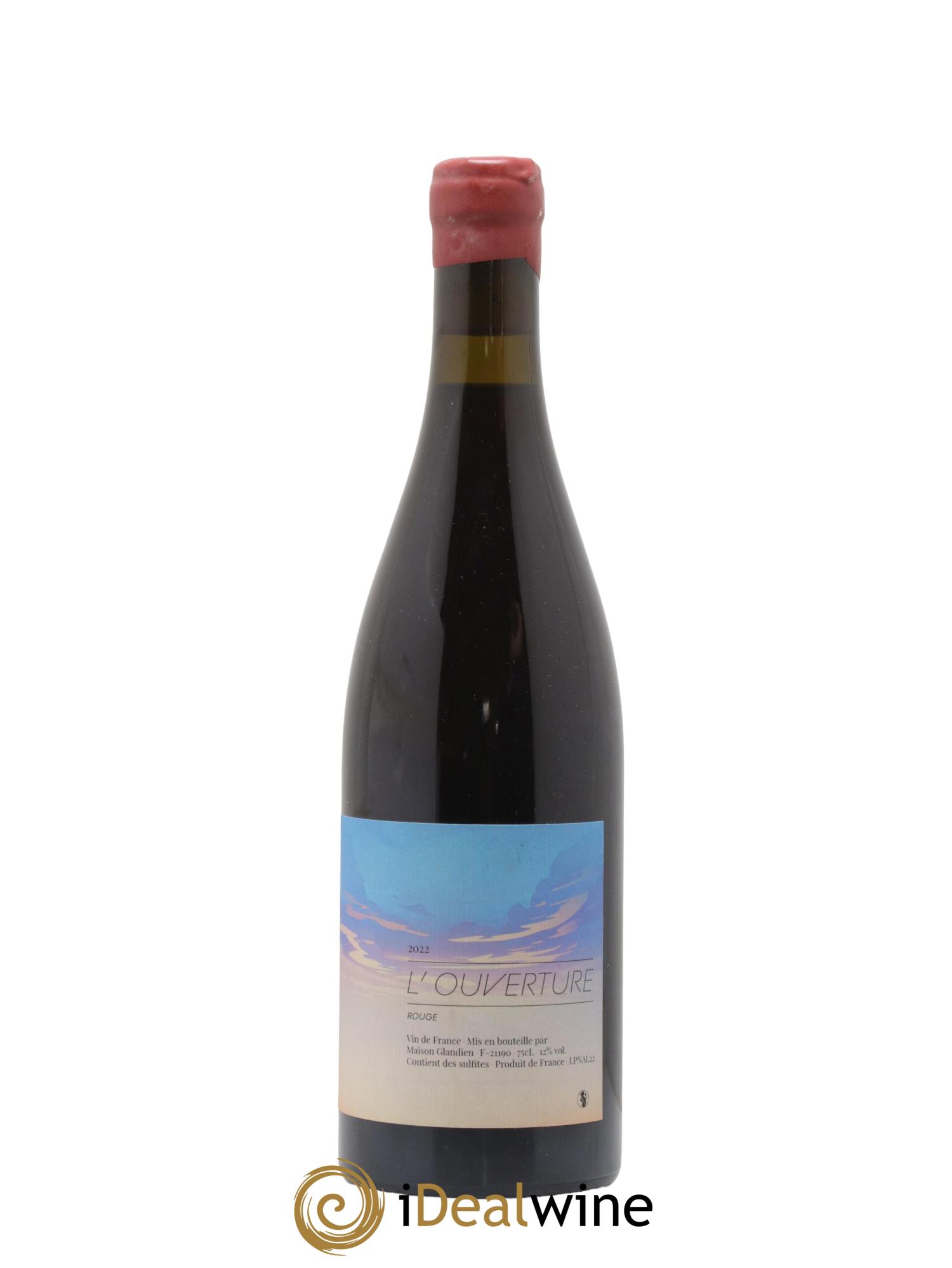 Vin de France L'Ouverture Maison Glandien 2022 - Lot de 1 bouteille - 0