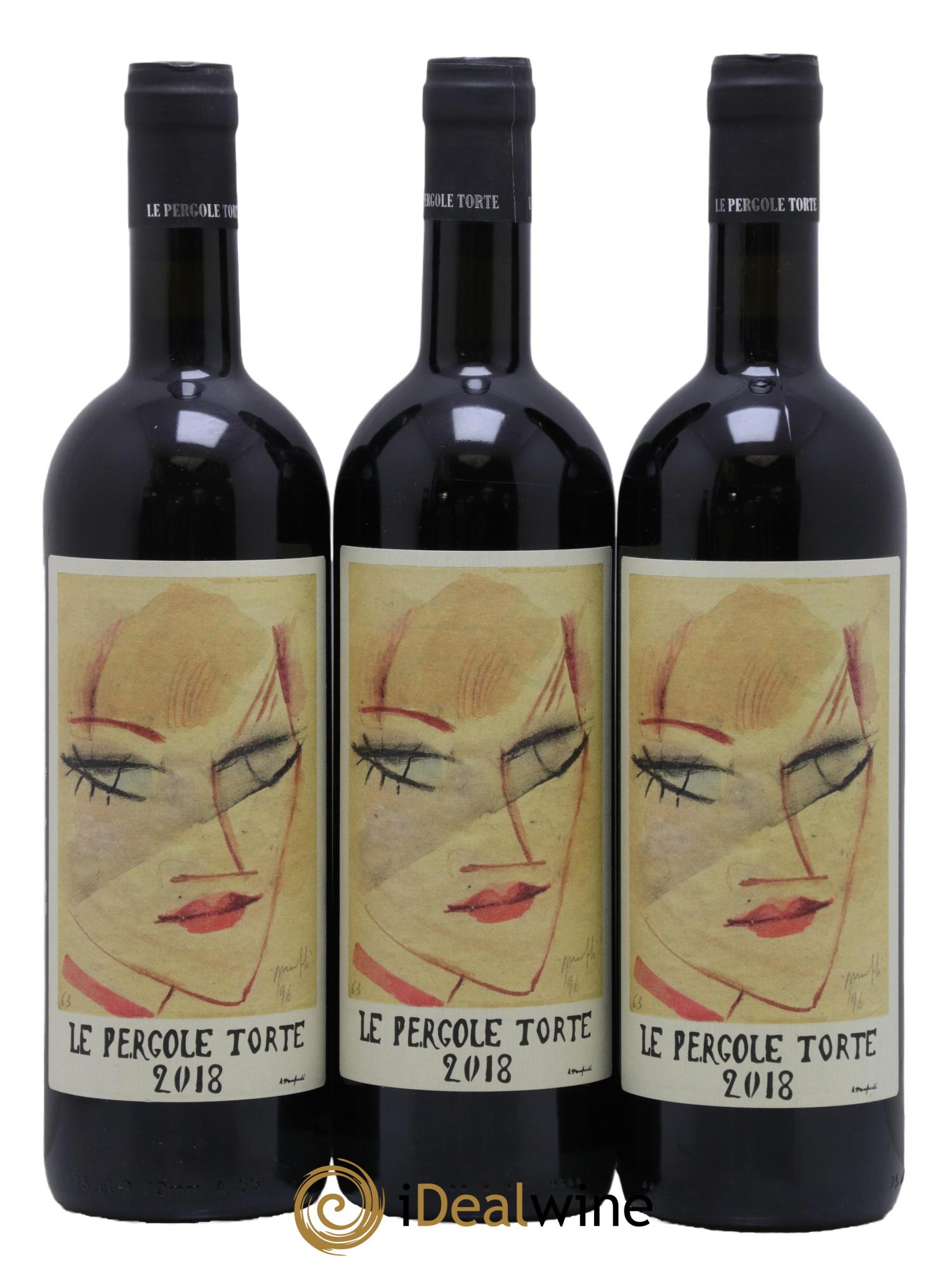 Toscana IGT Montevertine Le Pergole Torte Famille Manetti 2018 - Posten von 3 Flaschen - 0