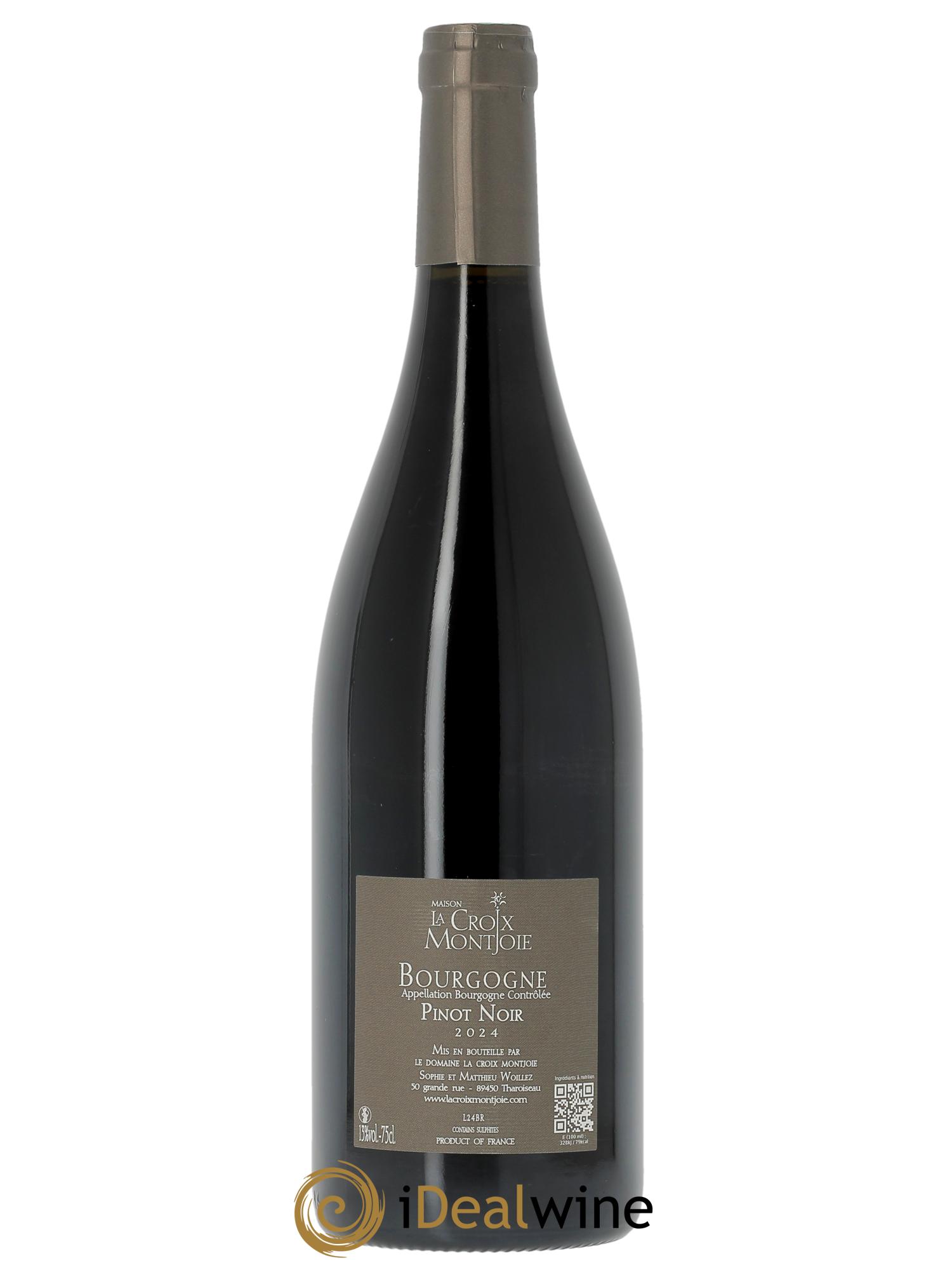 Bourgogne Pinot noir Domaine de la Croix Montjoie  2024 - Posten von 1 Flasche - 1