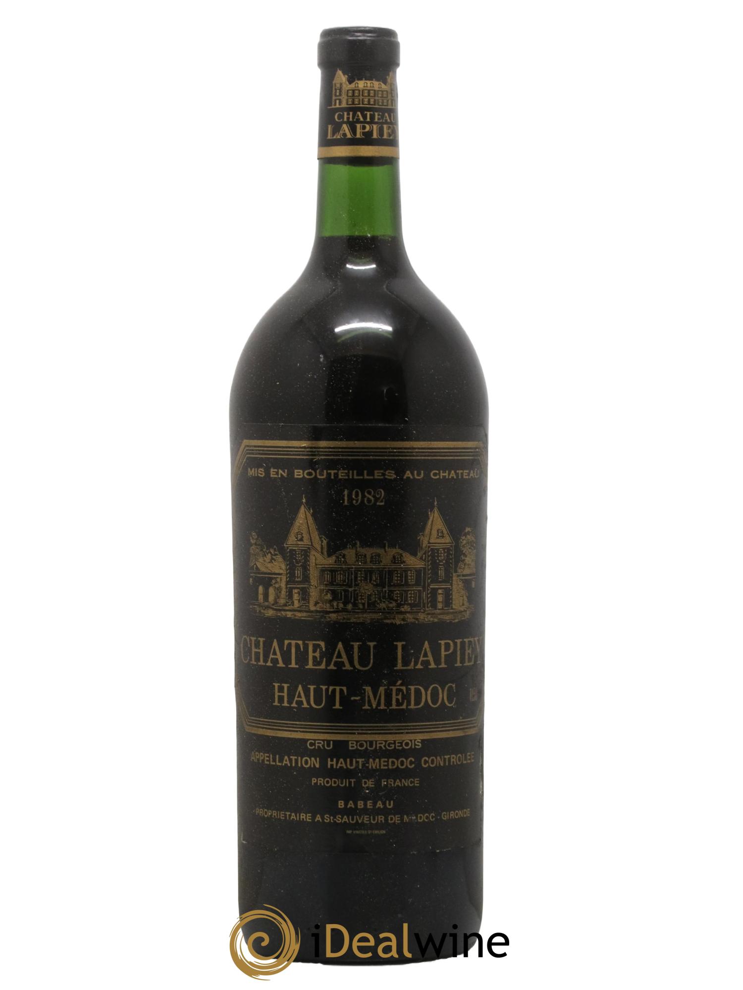 Haut Médoc Chateau Lapiey 1982 - Lot de 1 magnum - 0