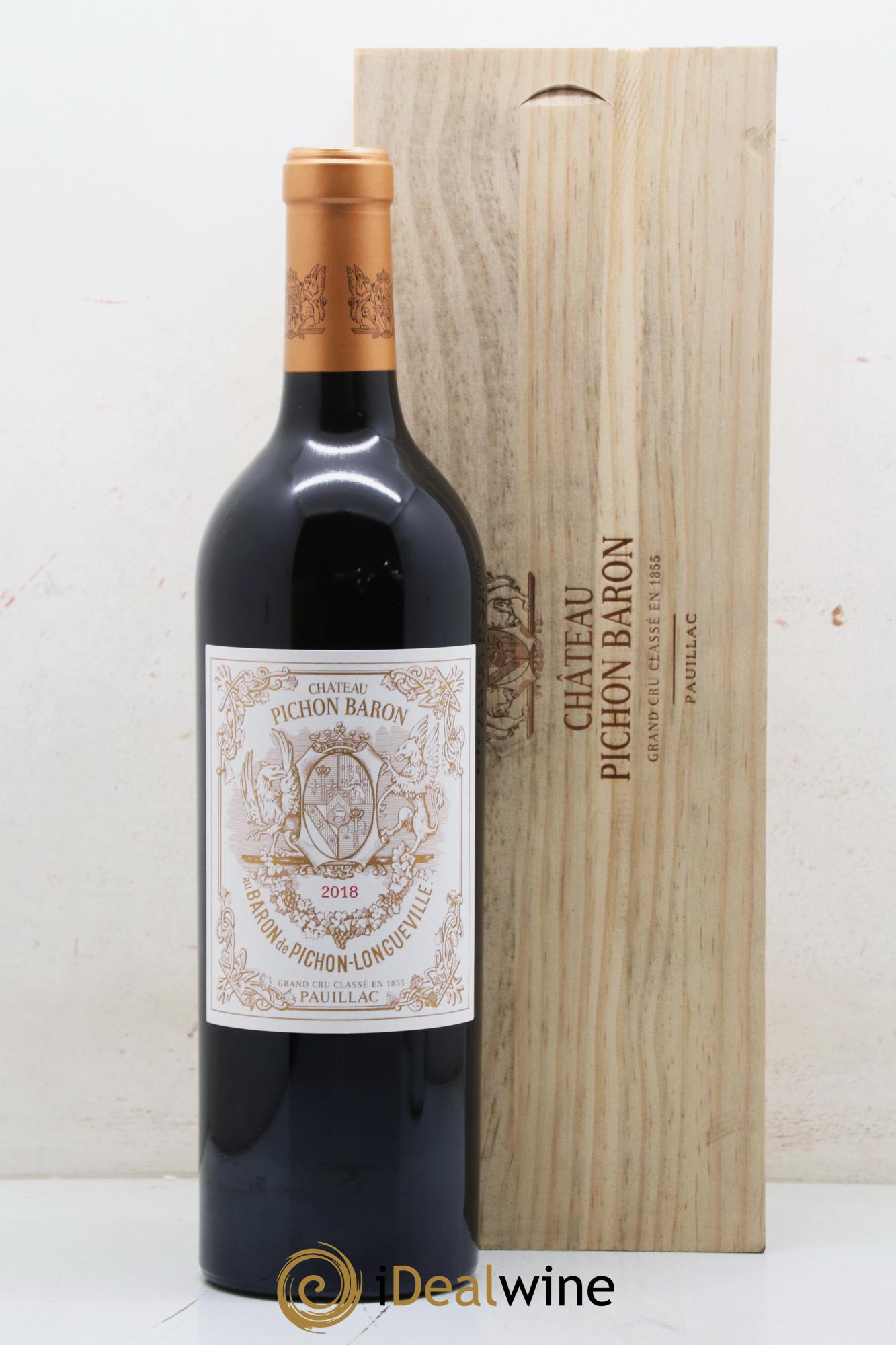Pichon Longueville Baron 2ème Grand Cru Classé 2018 - Lot de 1 bouteille - 1