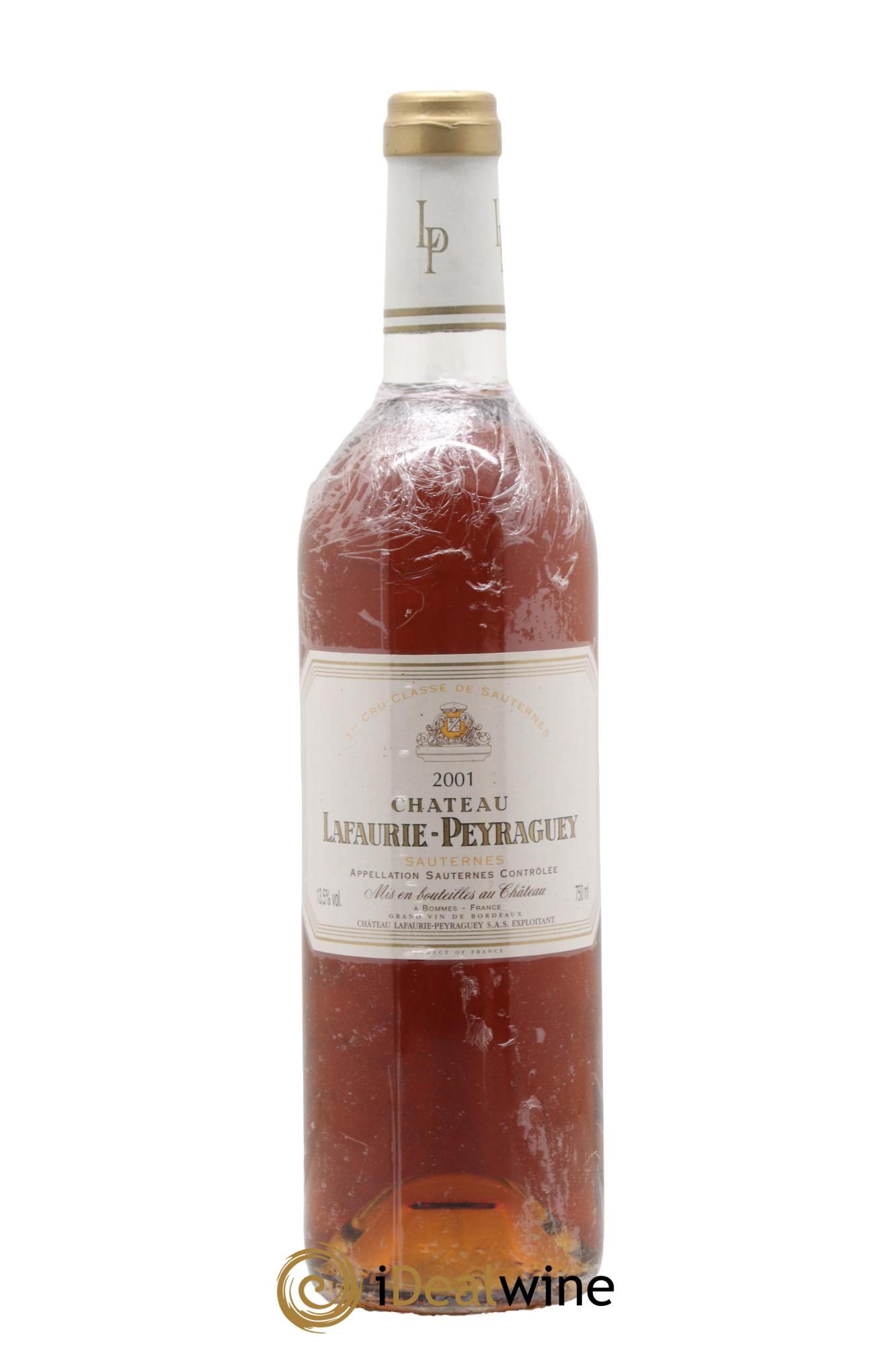 Château Lafaurie-Peyraguey 1er Grand Cru Classé 2001 - Lotto di 1 bottiglia - 0