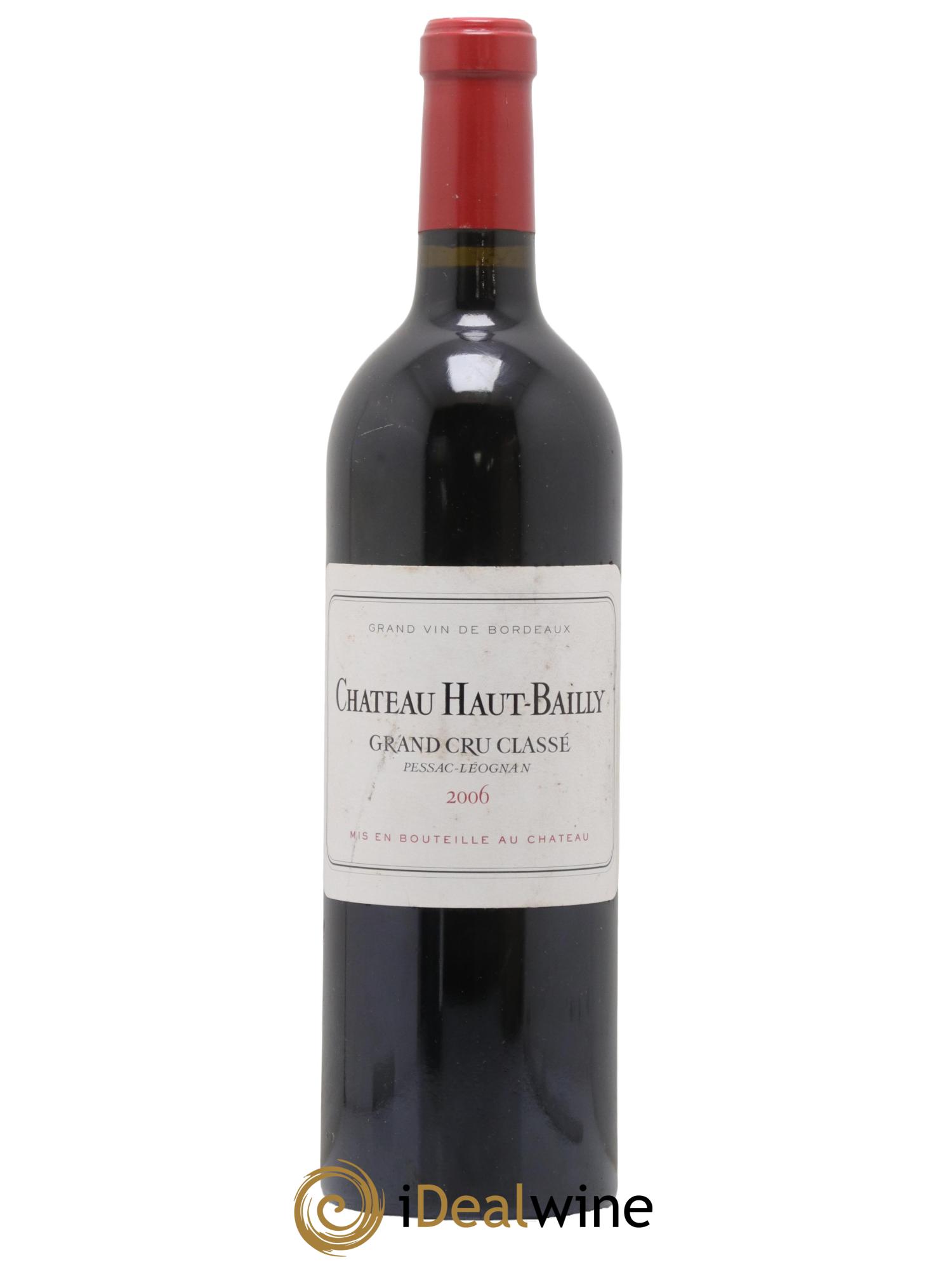 Château Haut-Bailly Cru Classé de Graves 2006 - Lot de 1 bouteille - 0
