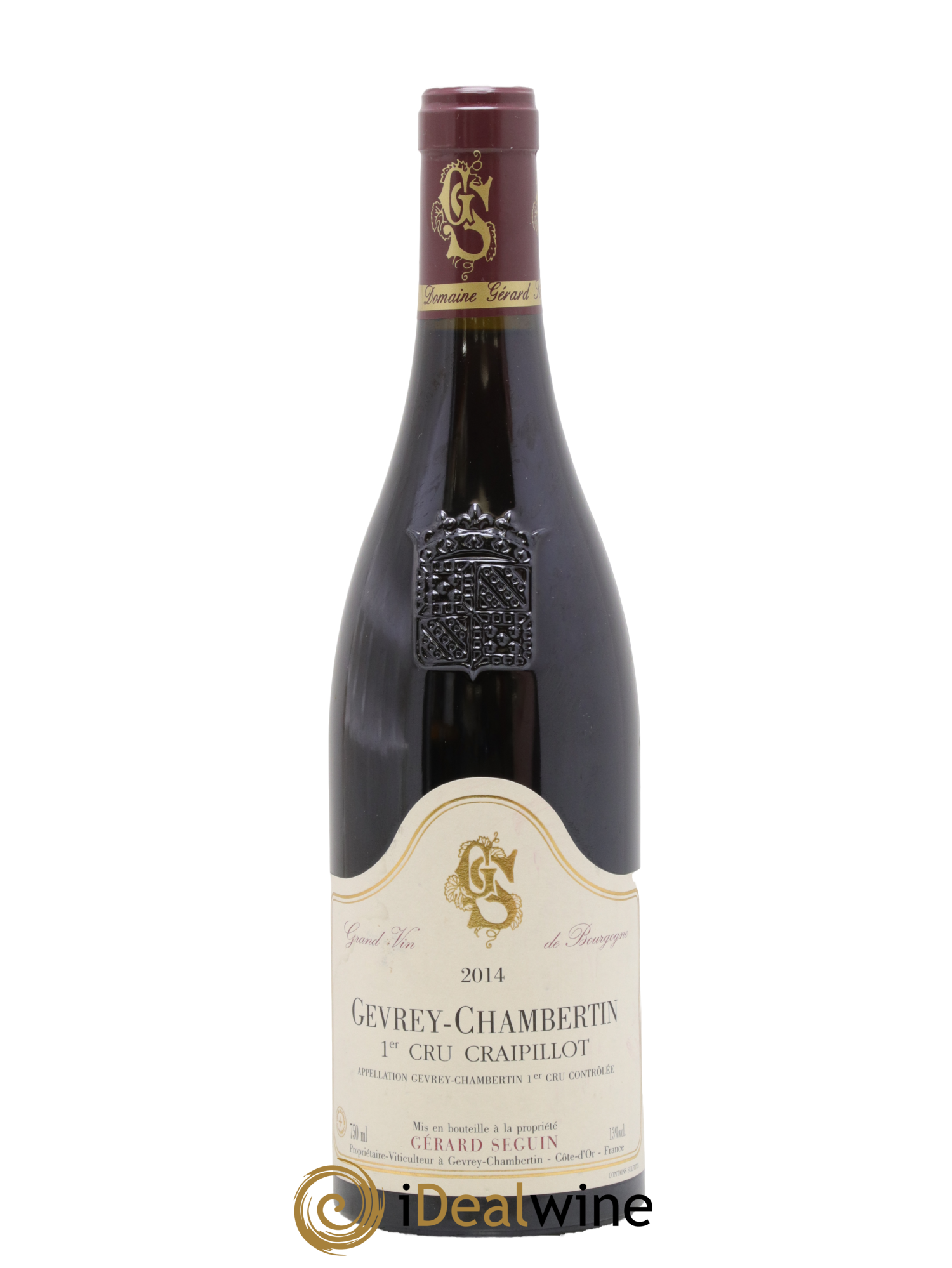 Gevrey-Chambertin 1er Cru Craipillot Gérard Seguin 2014 - Posten von 1 Flasche - 0