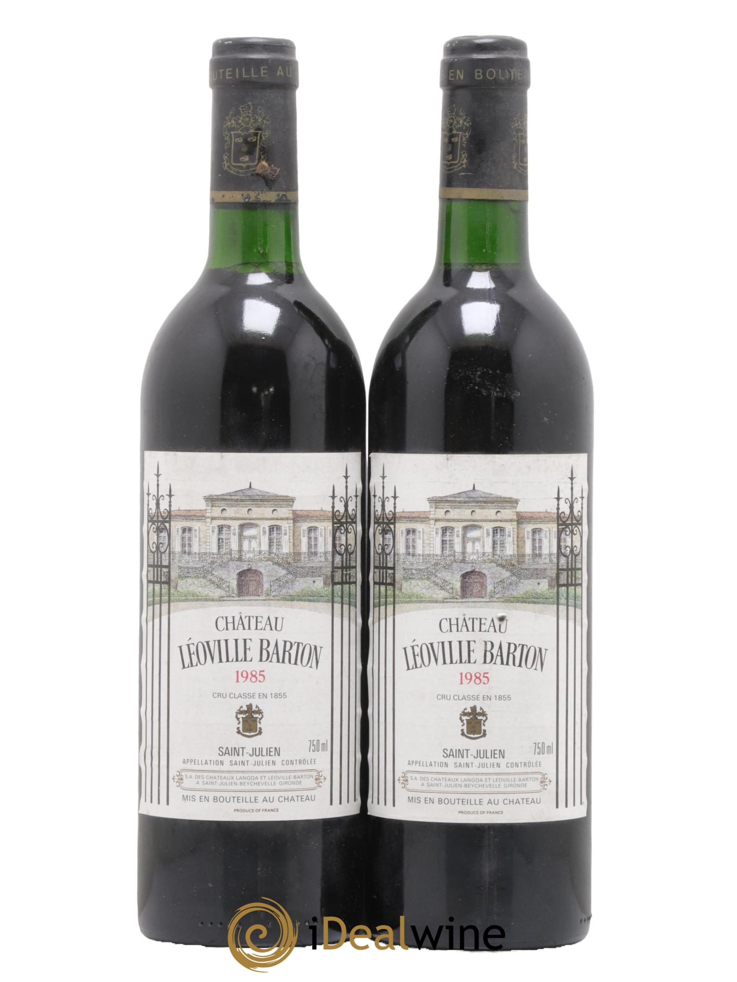 Château Léoville Barton 2ème Grand Cru Classé 1985 - Lot de 2 bouteilles - 0