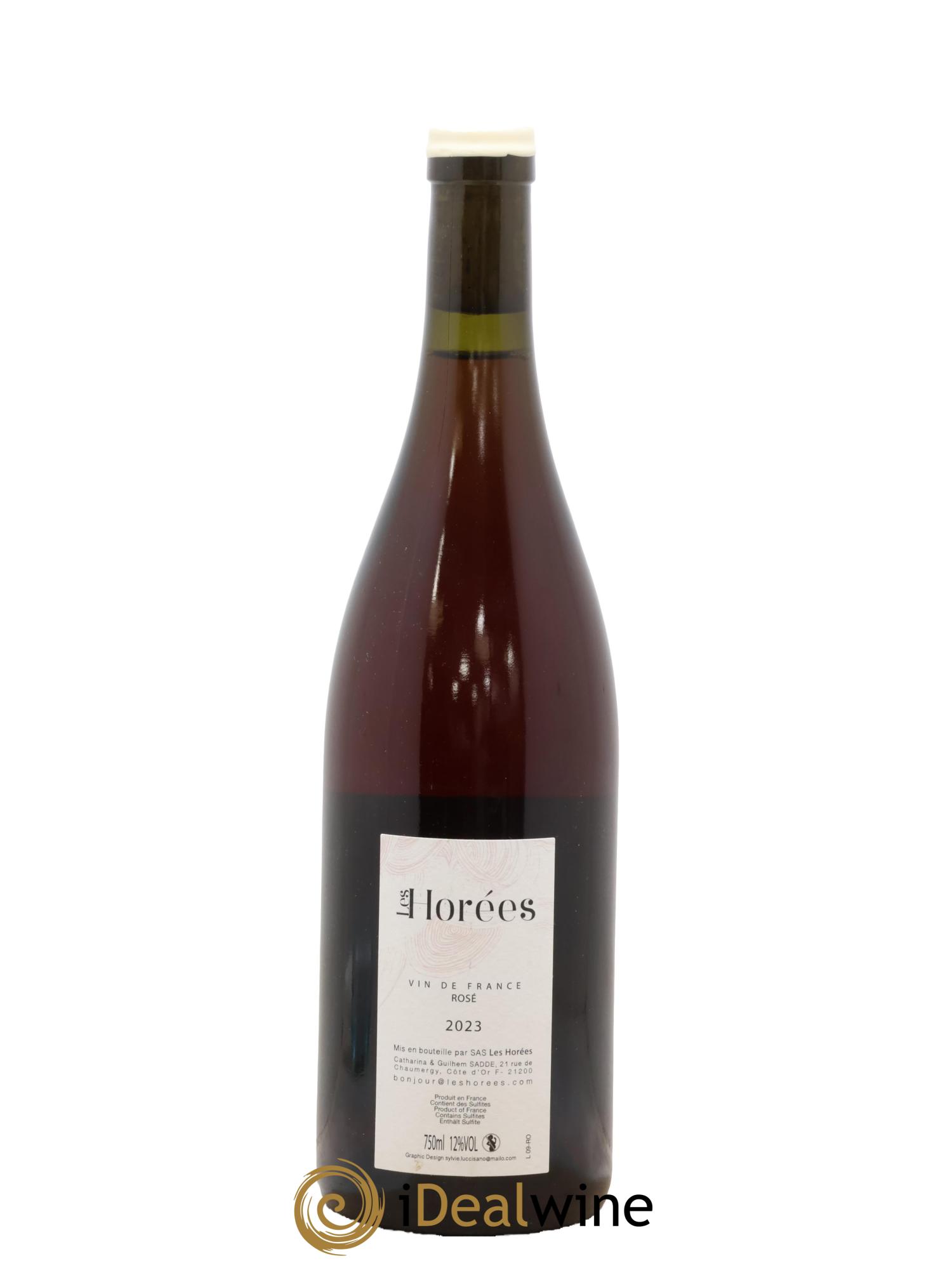 Vin de France Rosé Bonheur Les Horées 2023 - Lot de 1 bouteille - 1