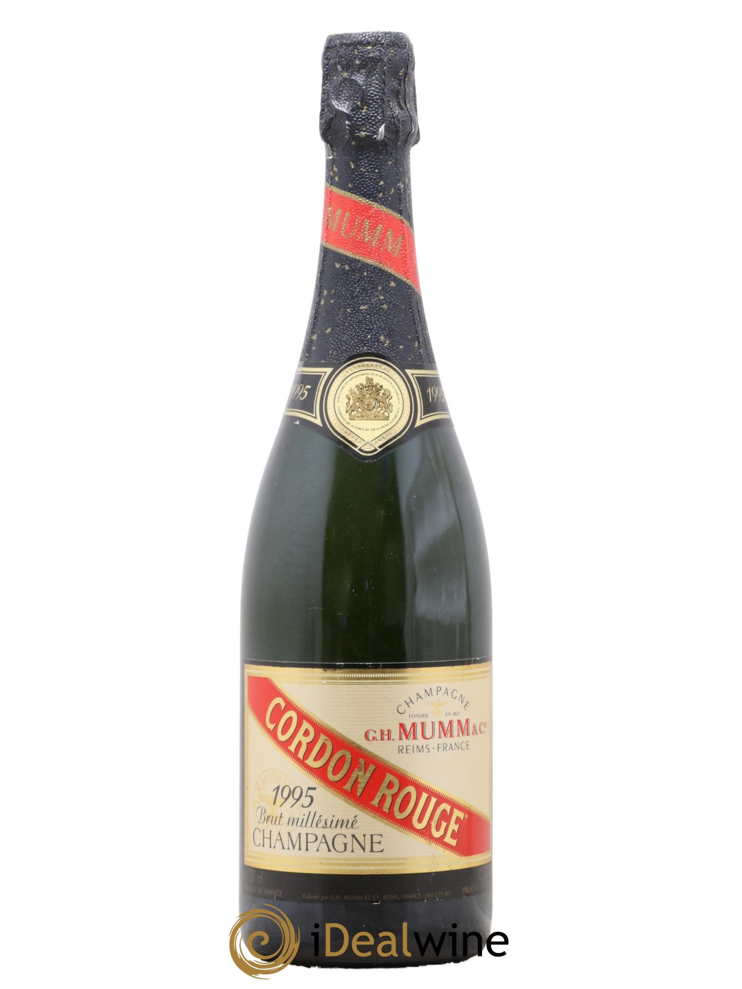Cordon Rouge Mumm 1995 - Posten von 1 Flasche - 0