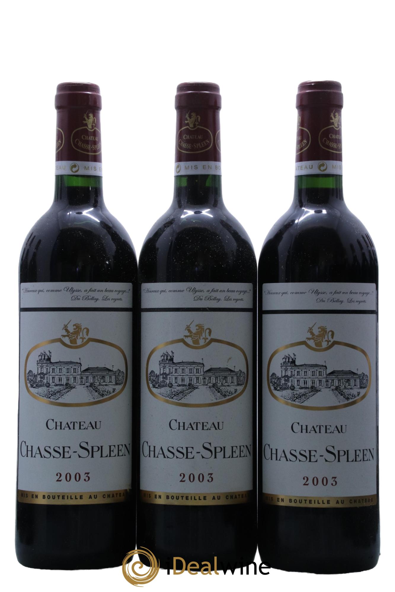 Château Chasse Spleen 2003 - Posten von 12 Flaschen - 1