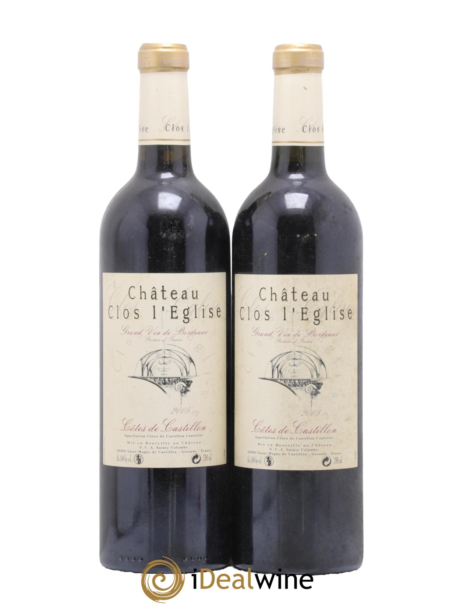 Clos l'Eglise 2005 - Lot de 2 bouteilles - 0