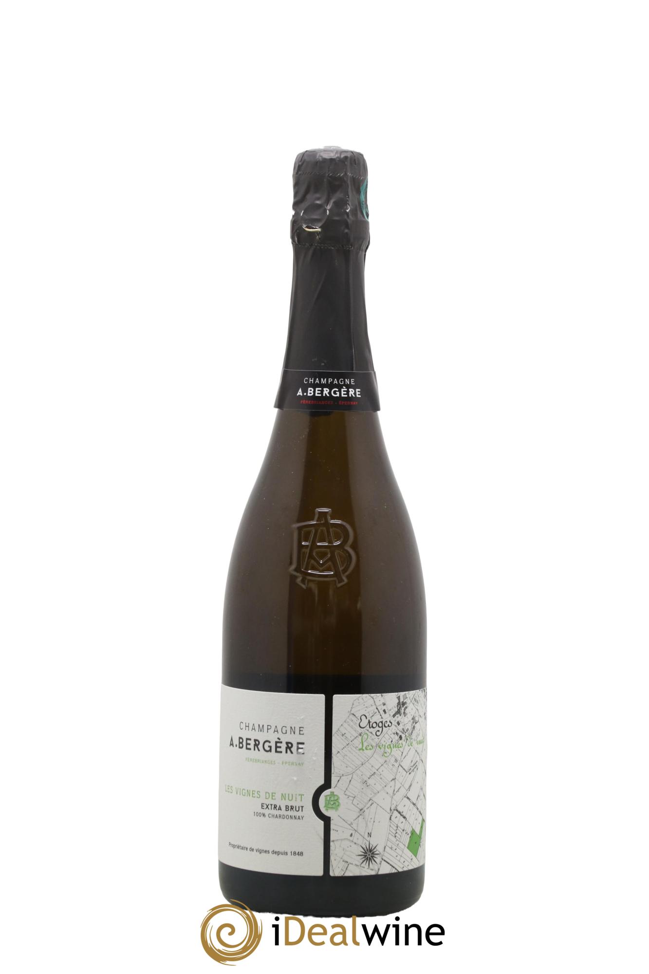 Champagne Extra-Brut Vignes de Nuit A. Bergère 2019 - Lot de 1 bouteille - 0