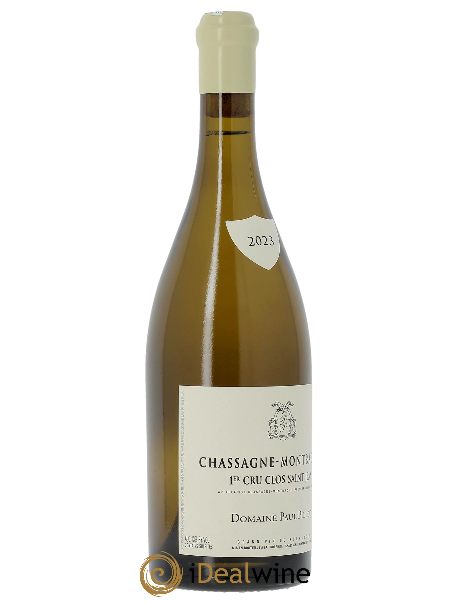 Chassagne-Montrachet 1er Cru Clos Saint-Jean Paul Pillot (Domaine)  2023 - Lotto di 1 bottiglia - 2