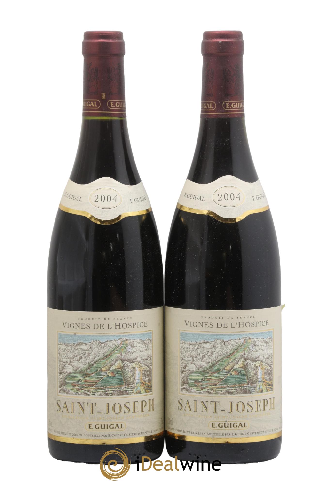 Saint-Joseph Vignes de l'Hospice Guigal 2004 - Lot de 2 bouteilles - 0