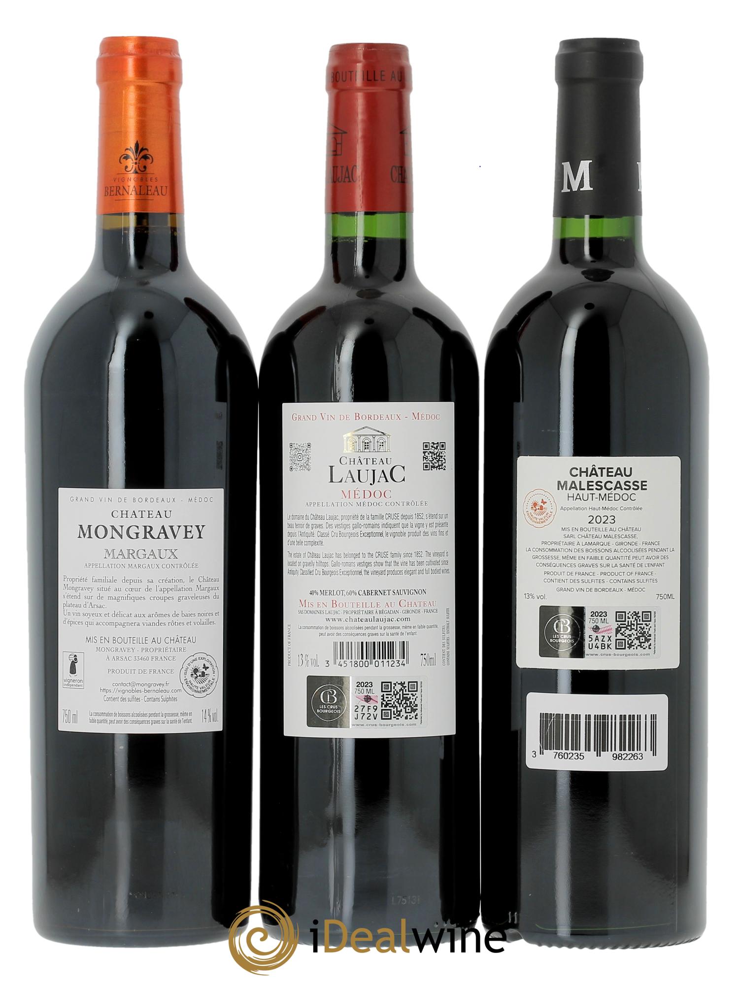 Caisse panachée Les 14 Crus Bourgeois Exceptionnels 2023 - Lot of 14 bottles - 8