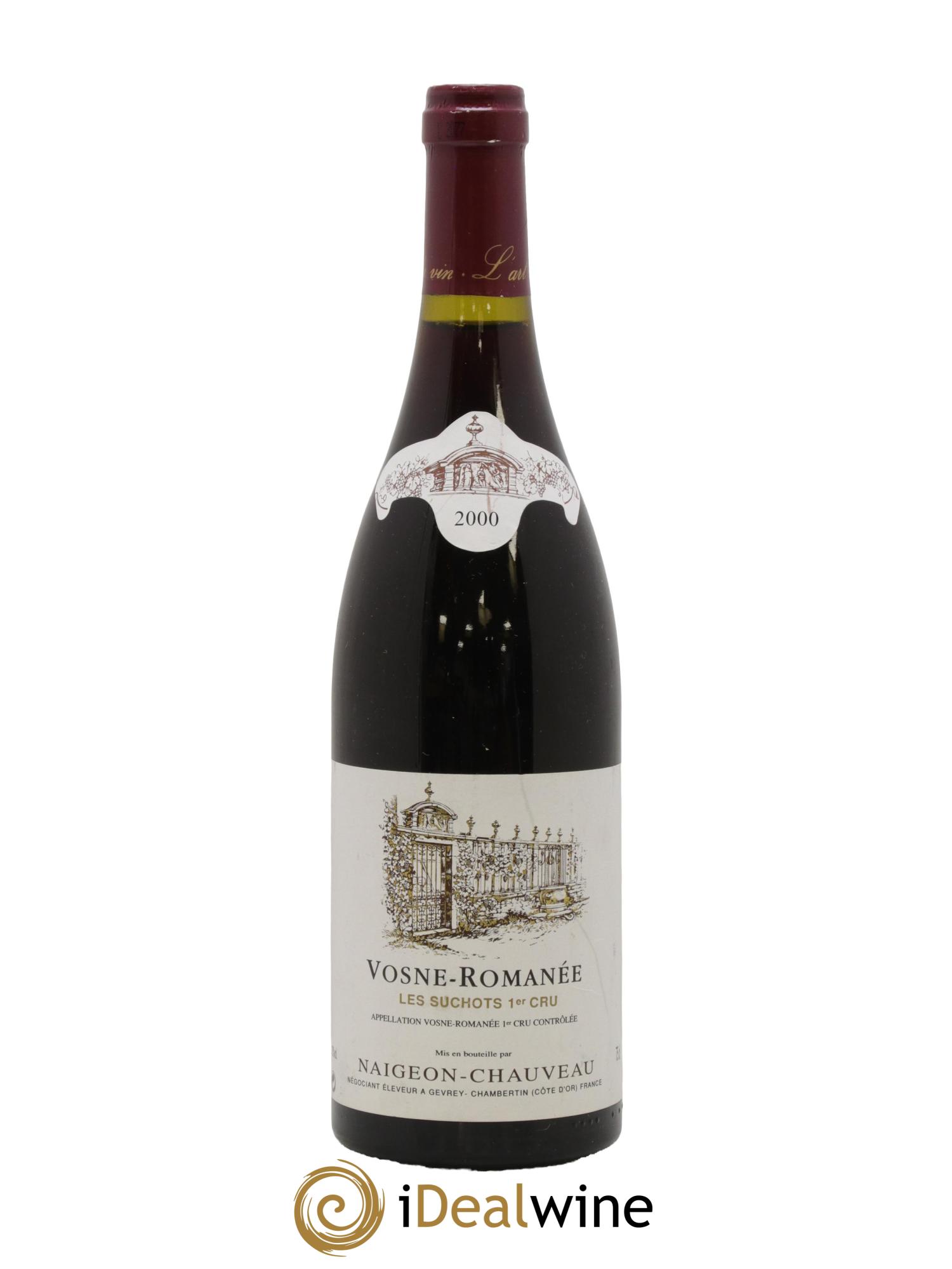 Vosne-Romanée 1er Cru Les Suchots Naigeon-Chauveau 2000 - Lot de 1 bouteille - 0