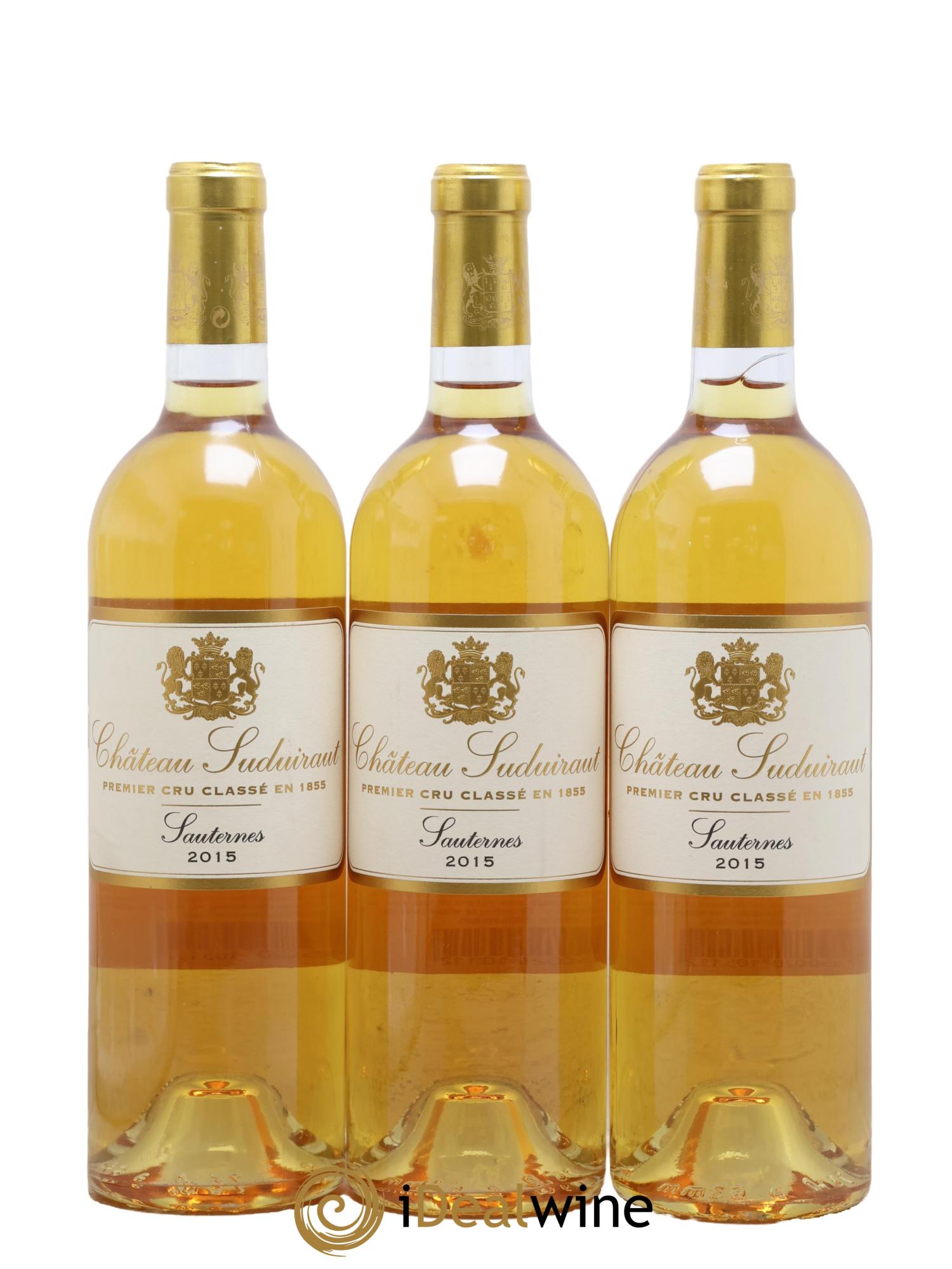 Château Suduiraut 1er Grand Cru Classé 2015 - Lotto di 3 bottiglie - 0